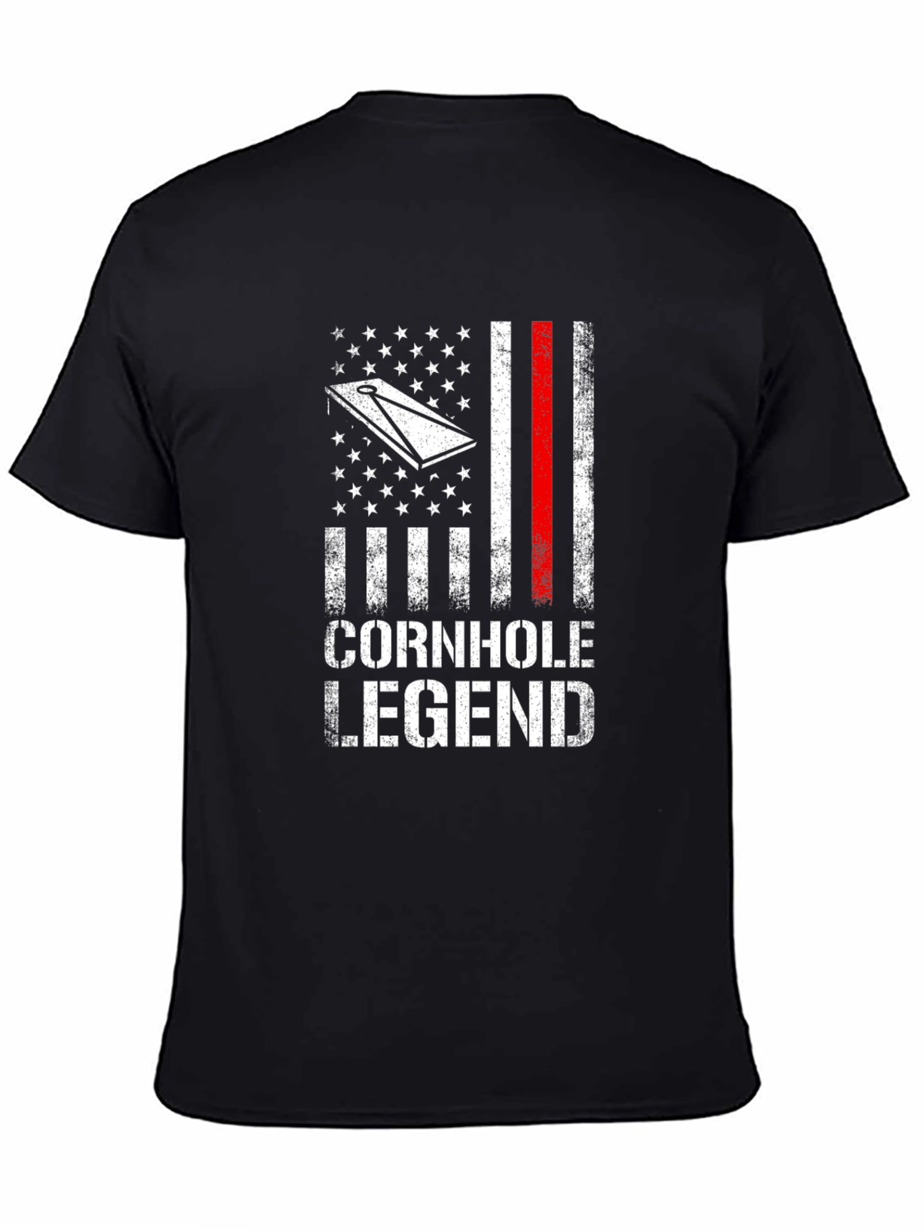 Cornhole Legend American Flag T-Shirt