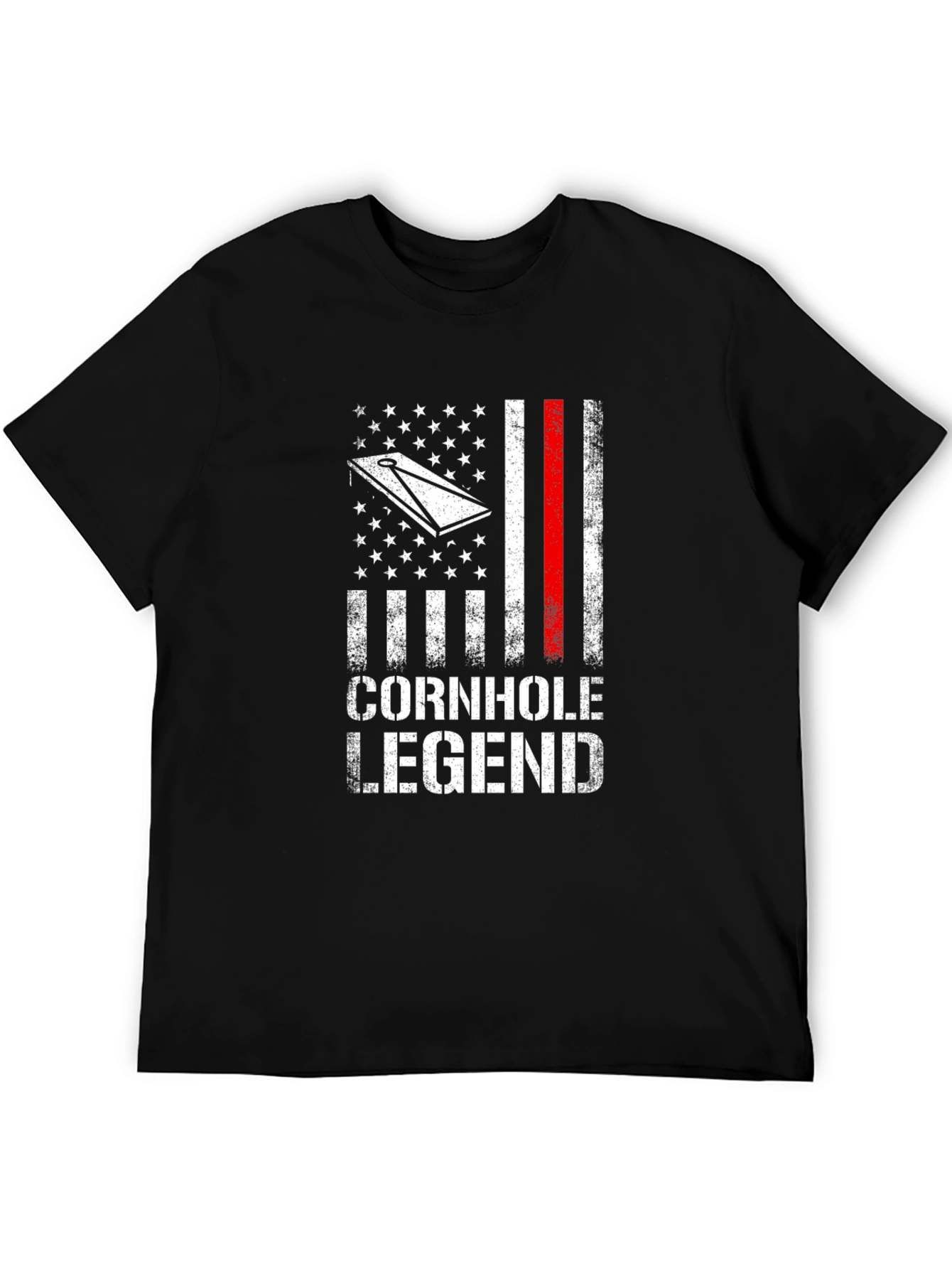 Cornhole Legend American Flag T-Shirt