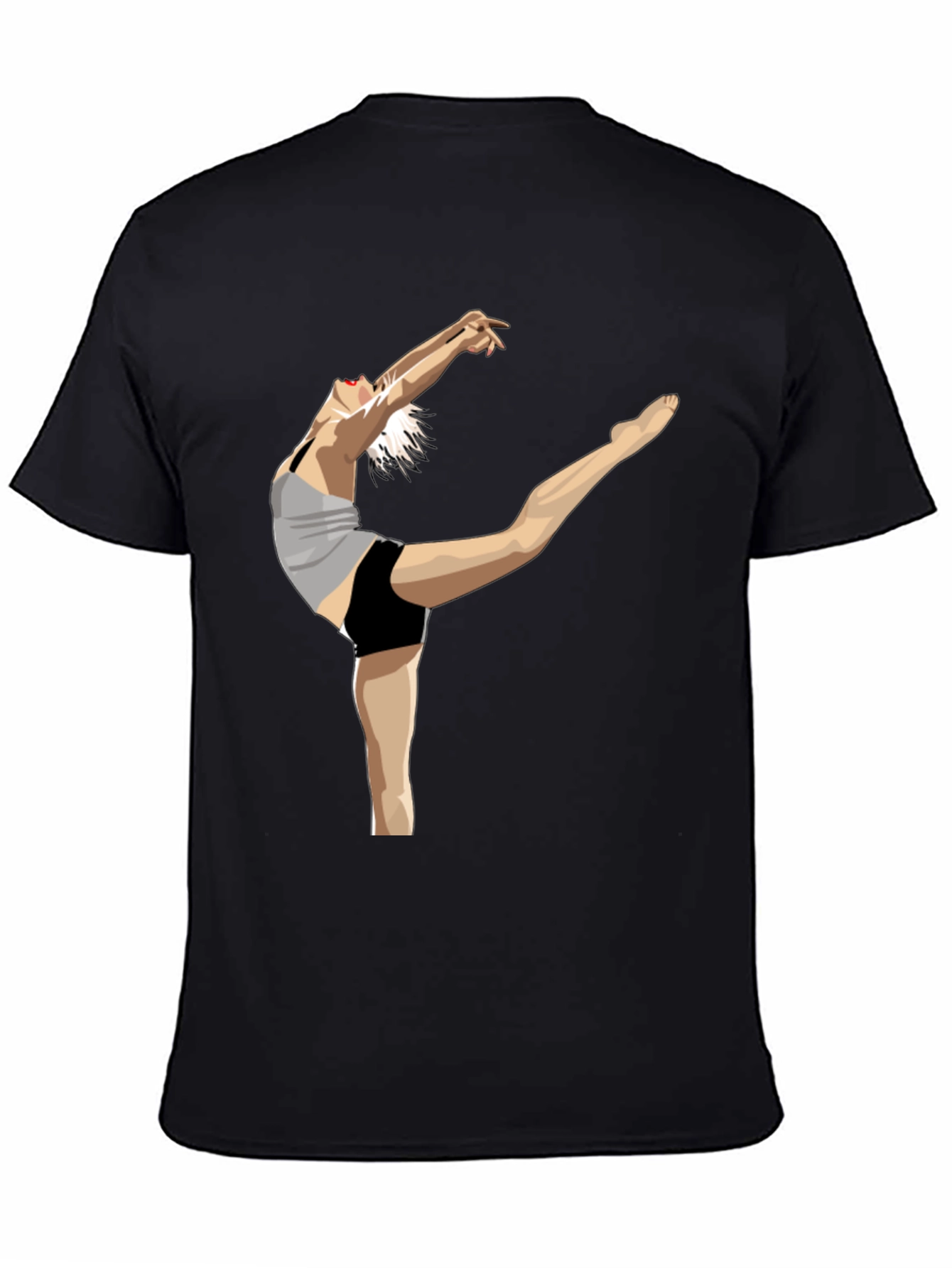 Dancer Graphic Black T-Shirt