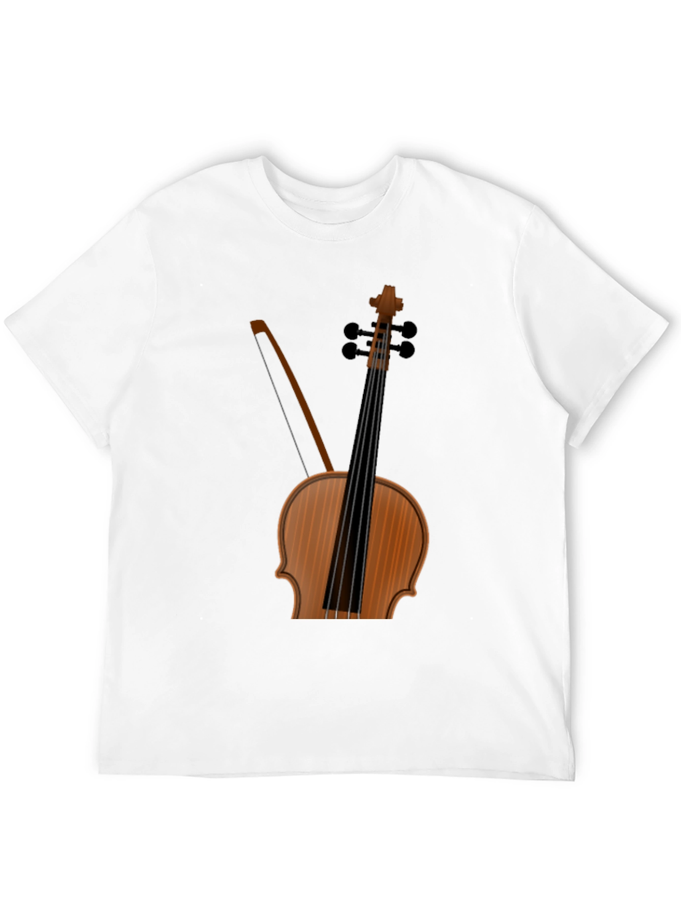 Musical T-Shirt: Violin Bow Design
