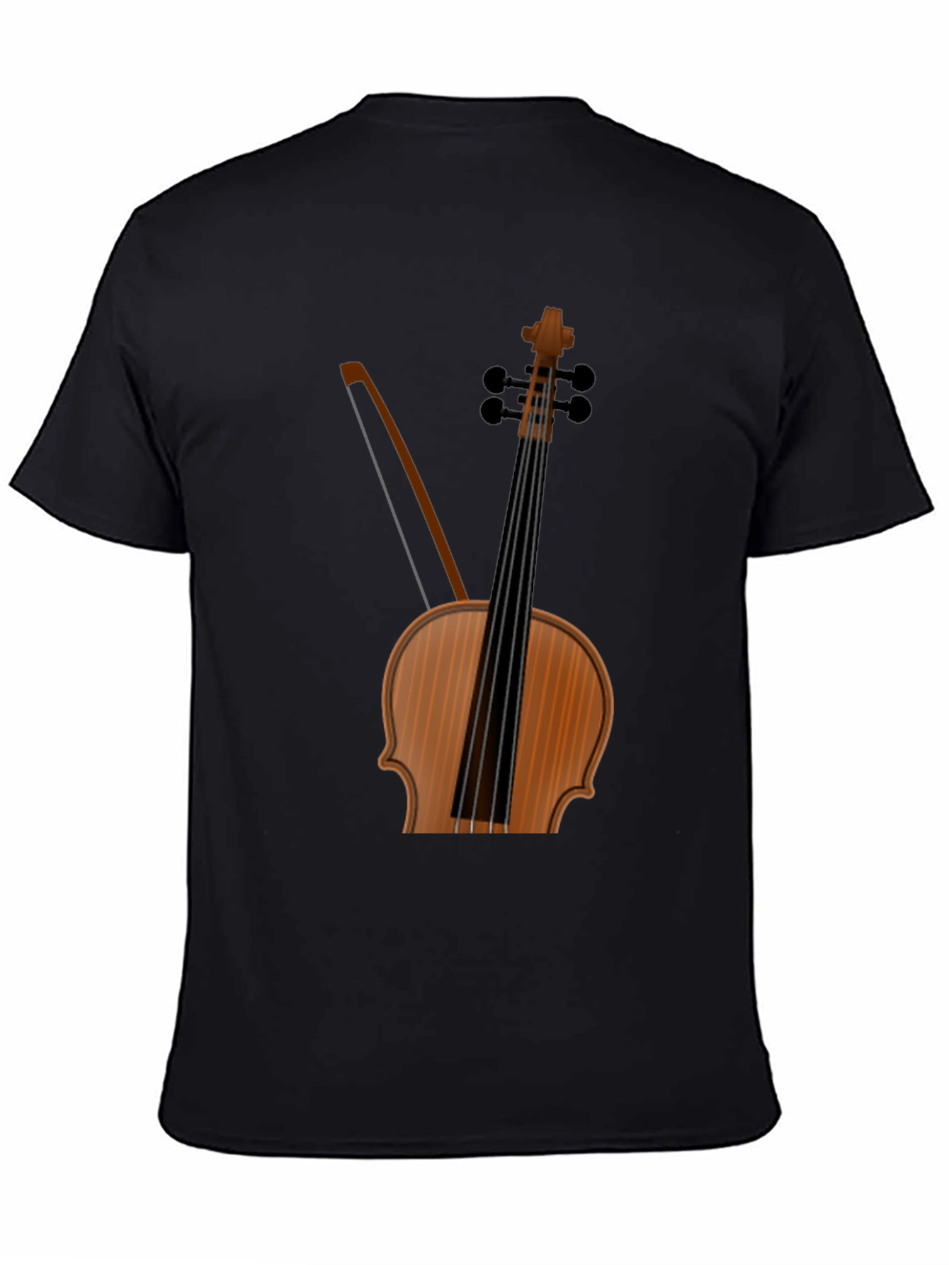 Musical T-Shirt: Violin Bow Design