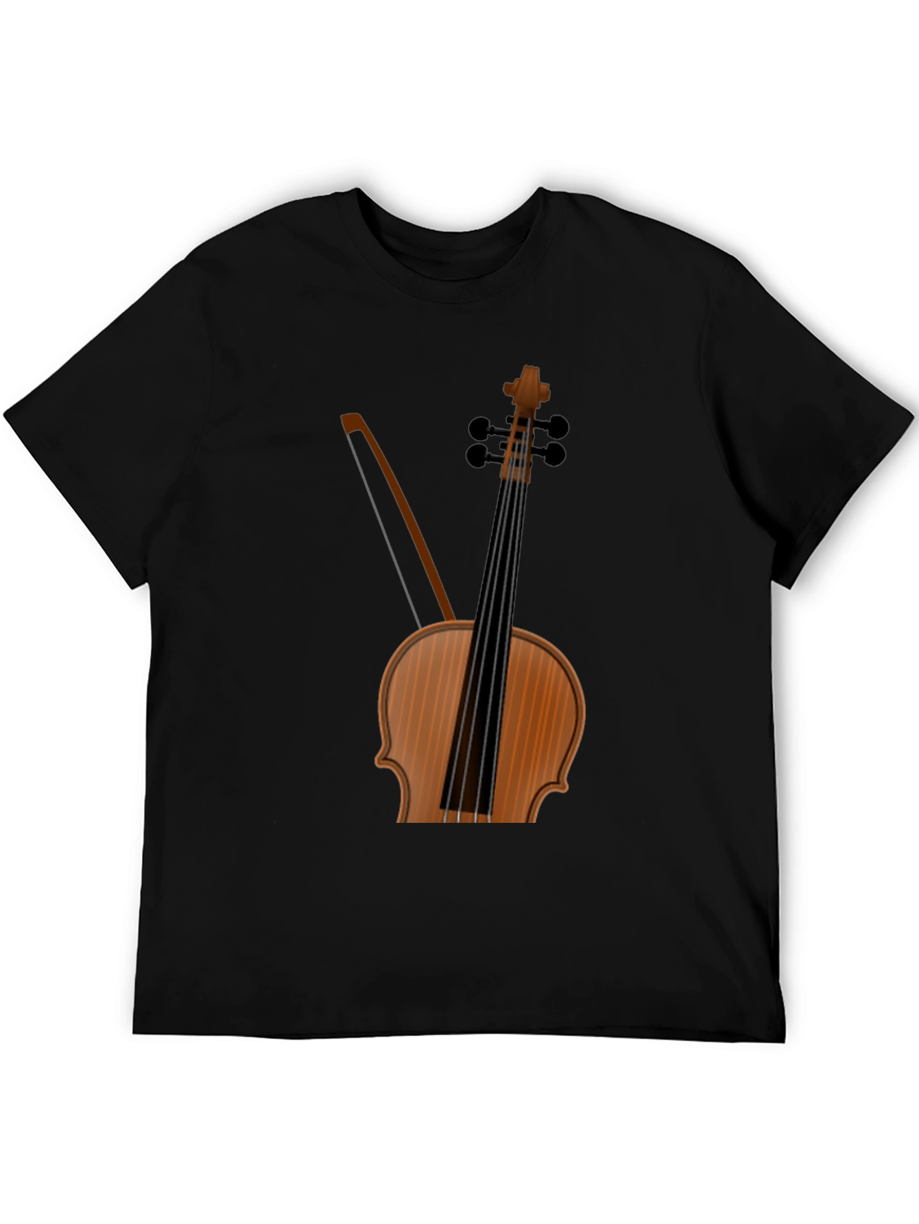 Musical T-Shirt: Violin Bow Design