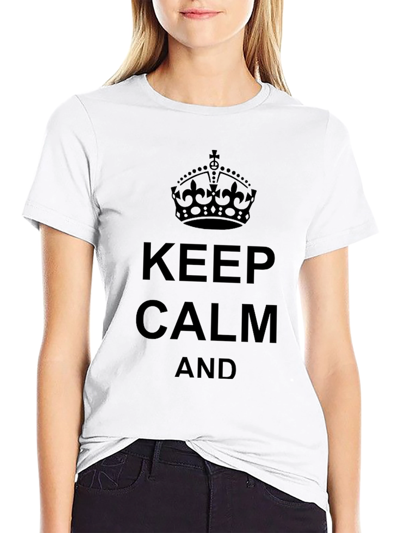 Keep Calm Graphic Tee - Classic Design