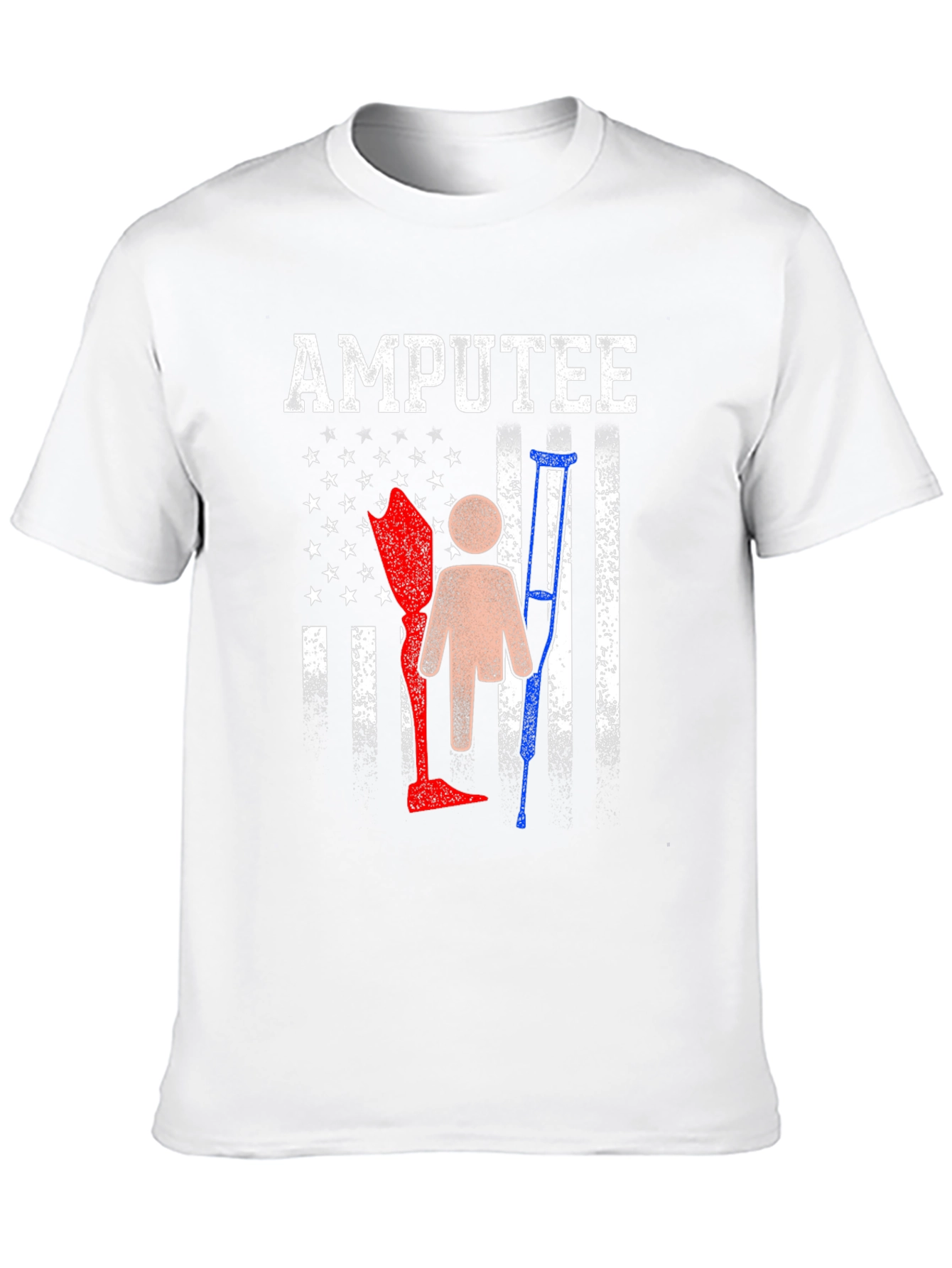 Amputee Pride T-Shirt - American Flag Design