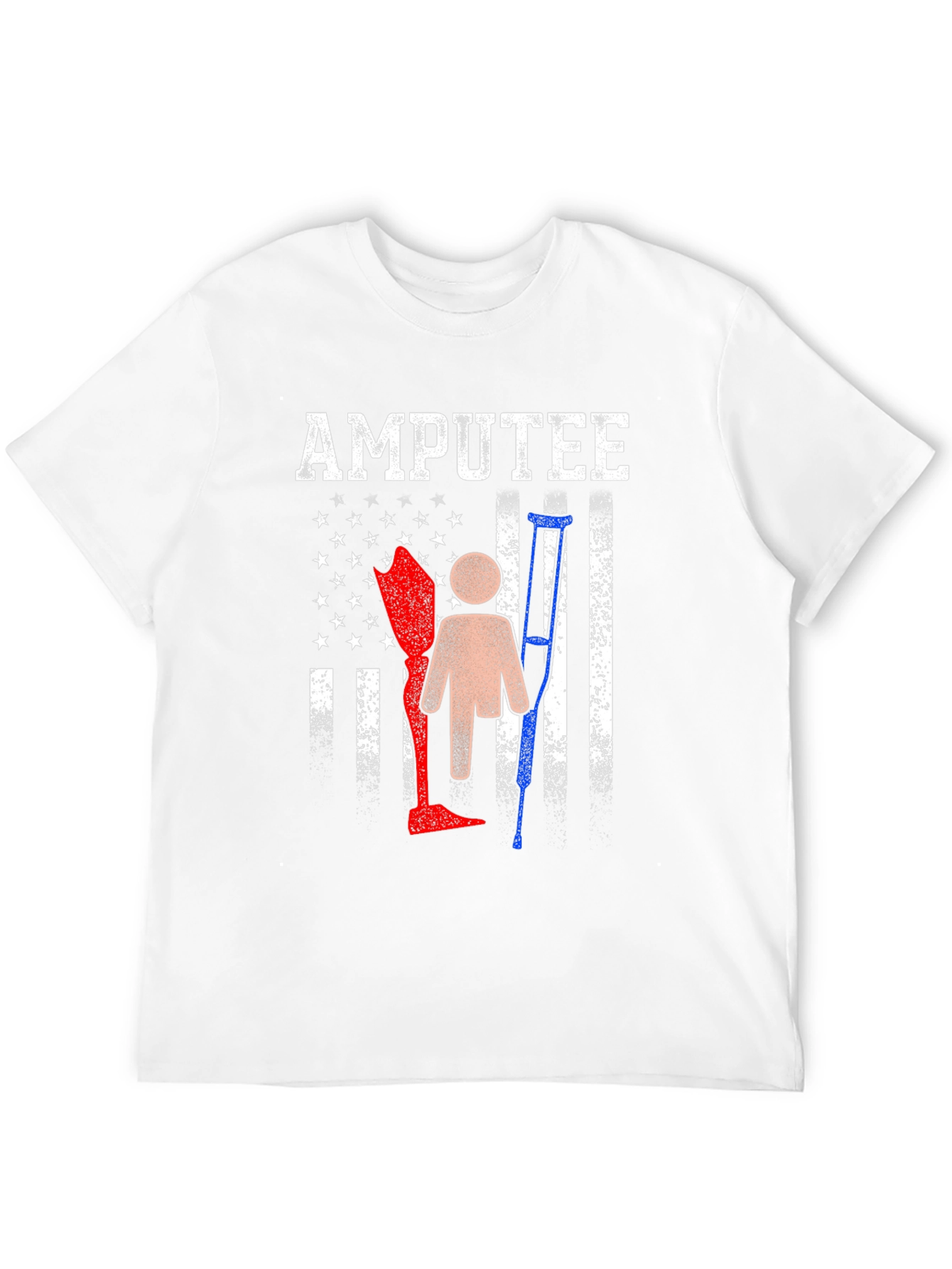 Amputee Pride T-Shirt - American Flag Design
