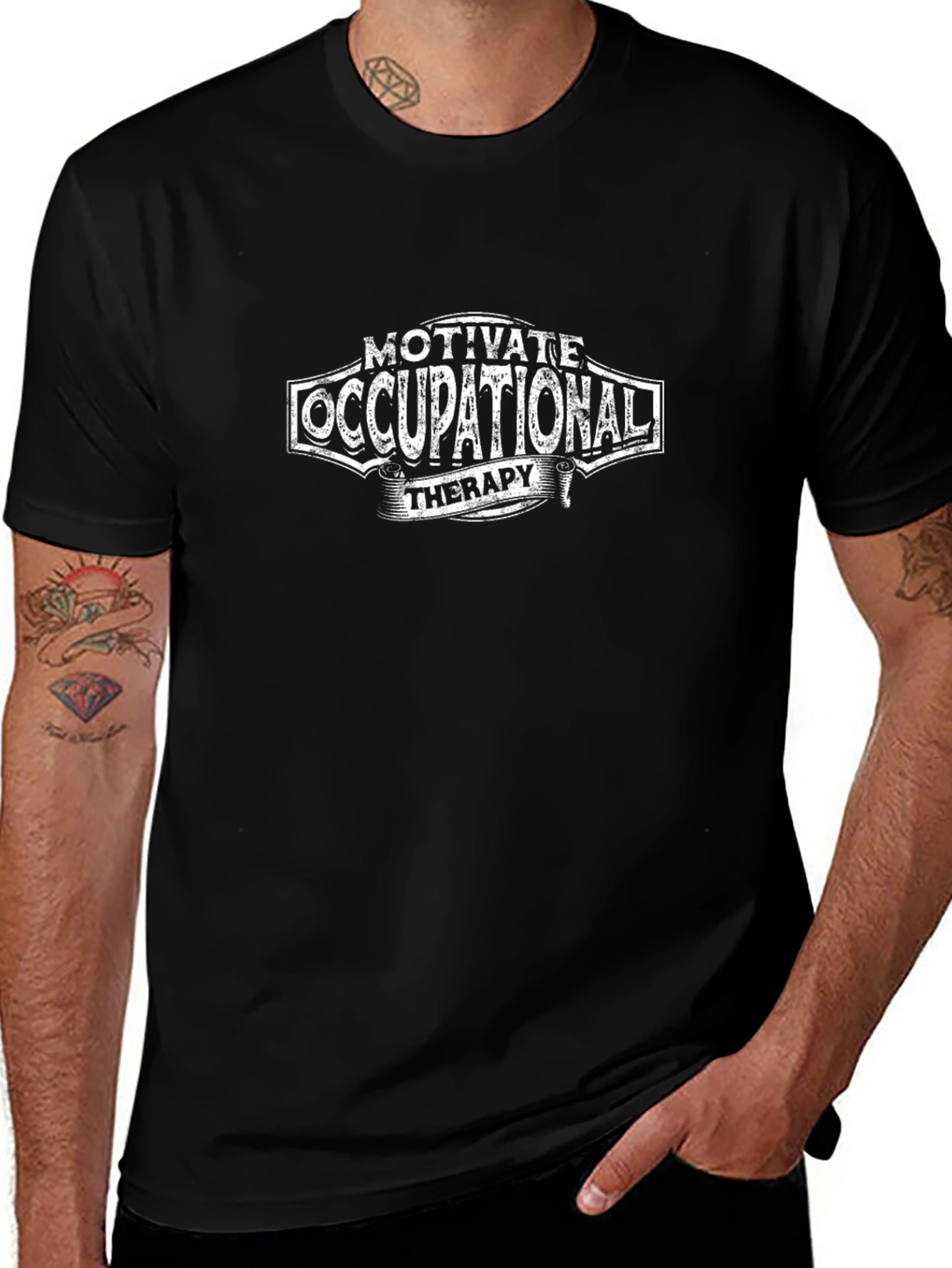 Motivate Occupational Therapy Black T-Shirt