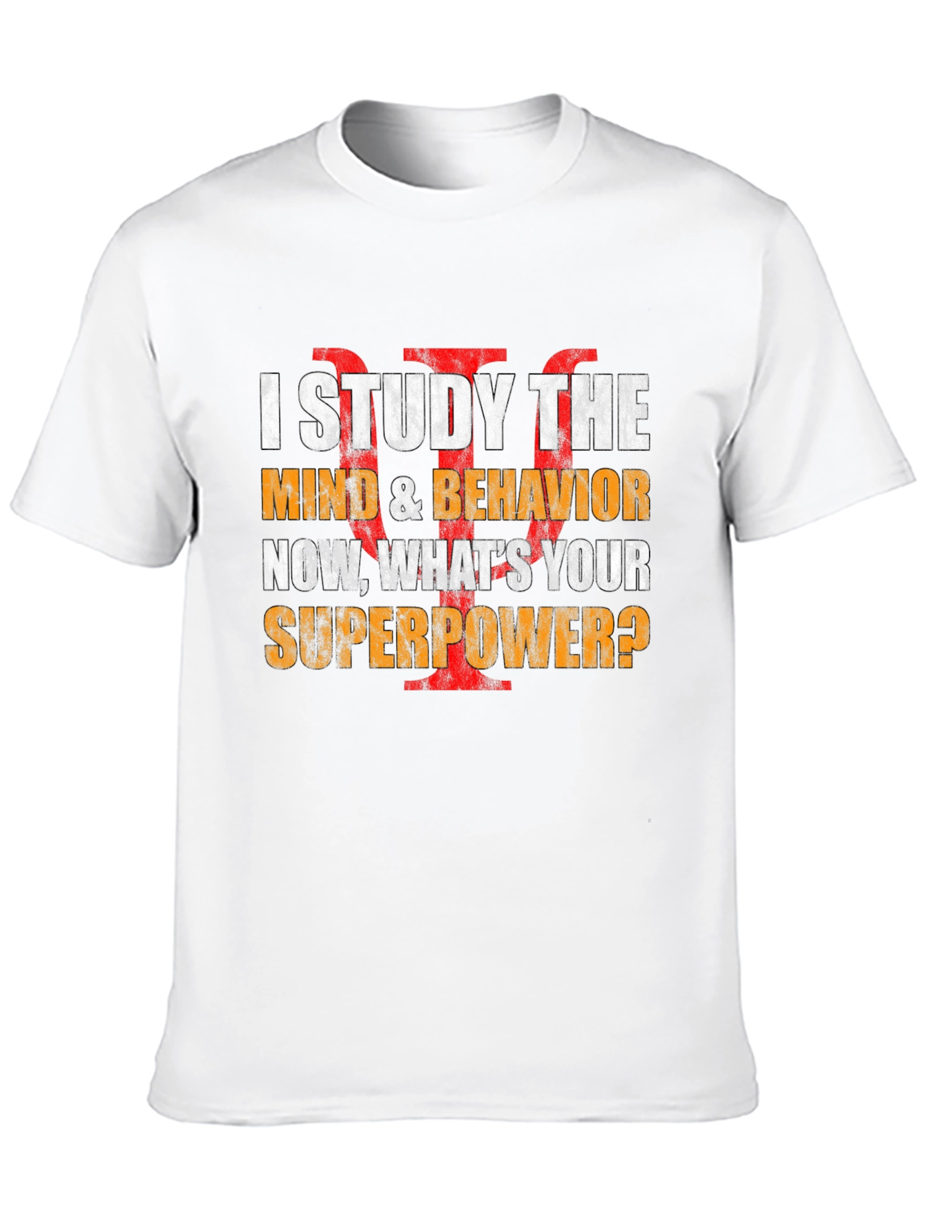 I Study the Mind T-Shirt - Psychology Superpower Tee