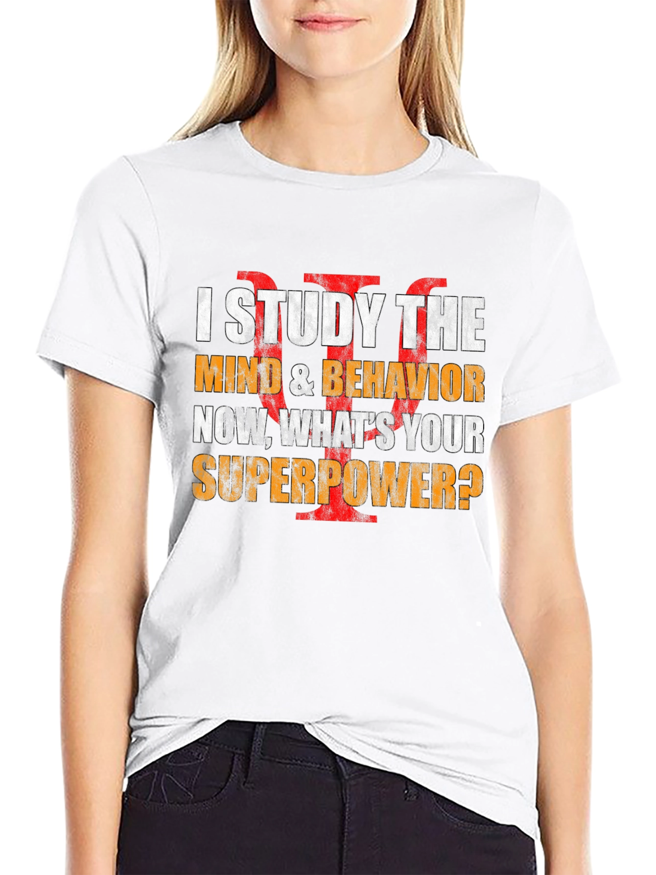 I Study the Mind T-Shirt - Psychology Superpower Tee