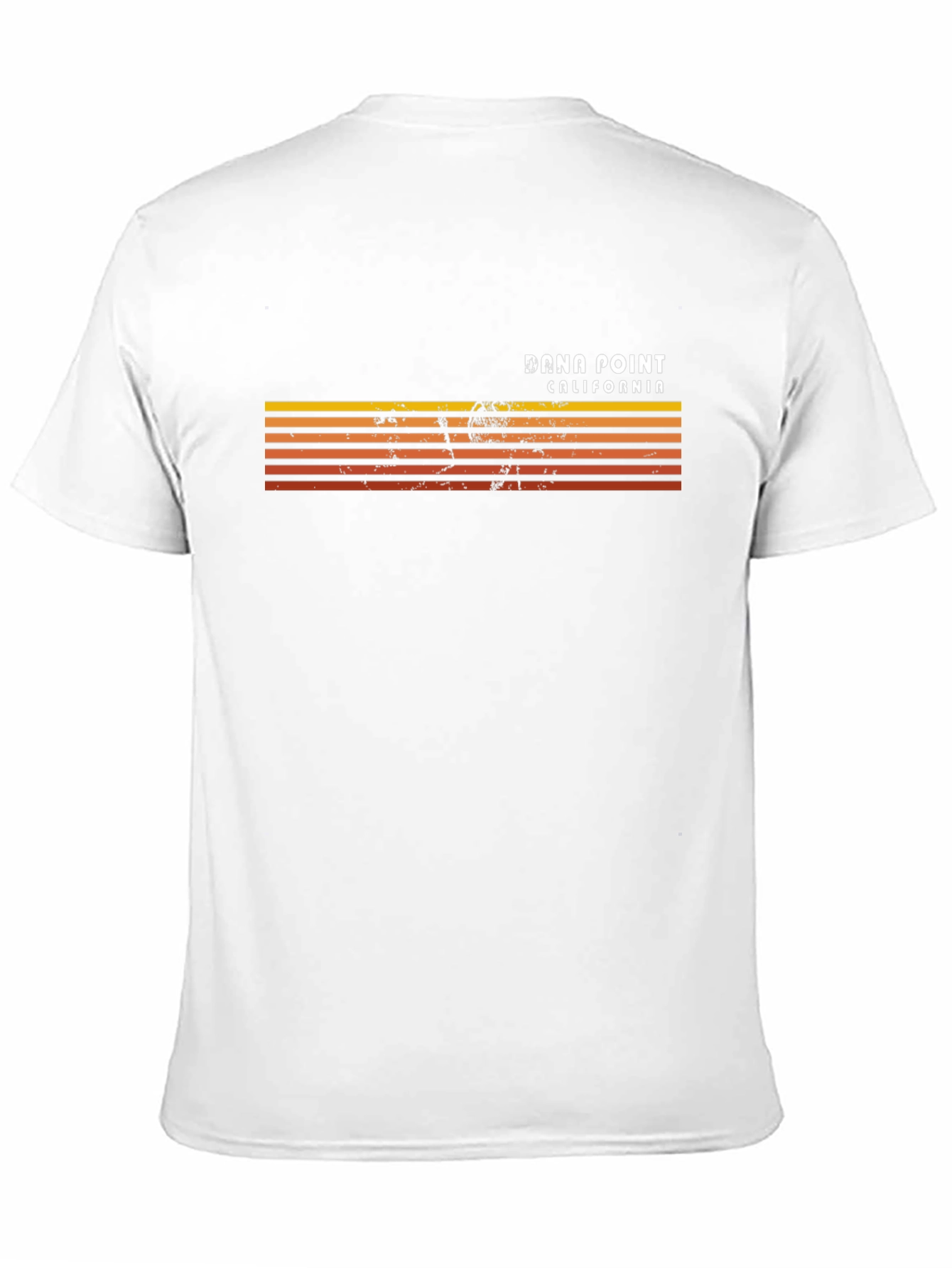 Dana Point California Retro Striped T-Shirt