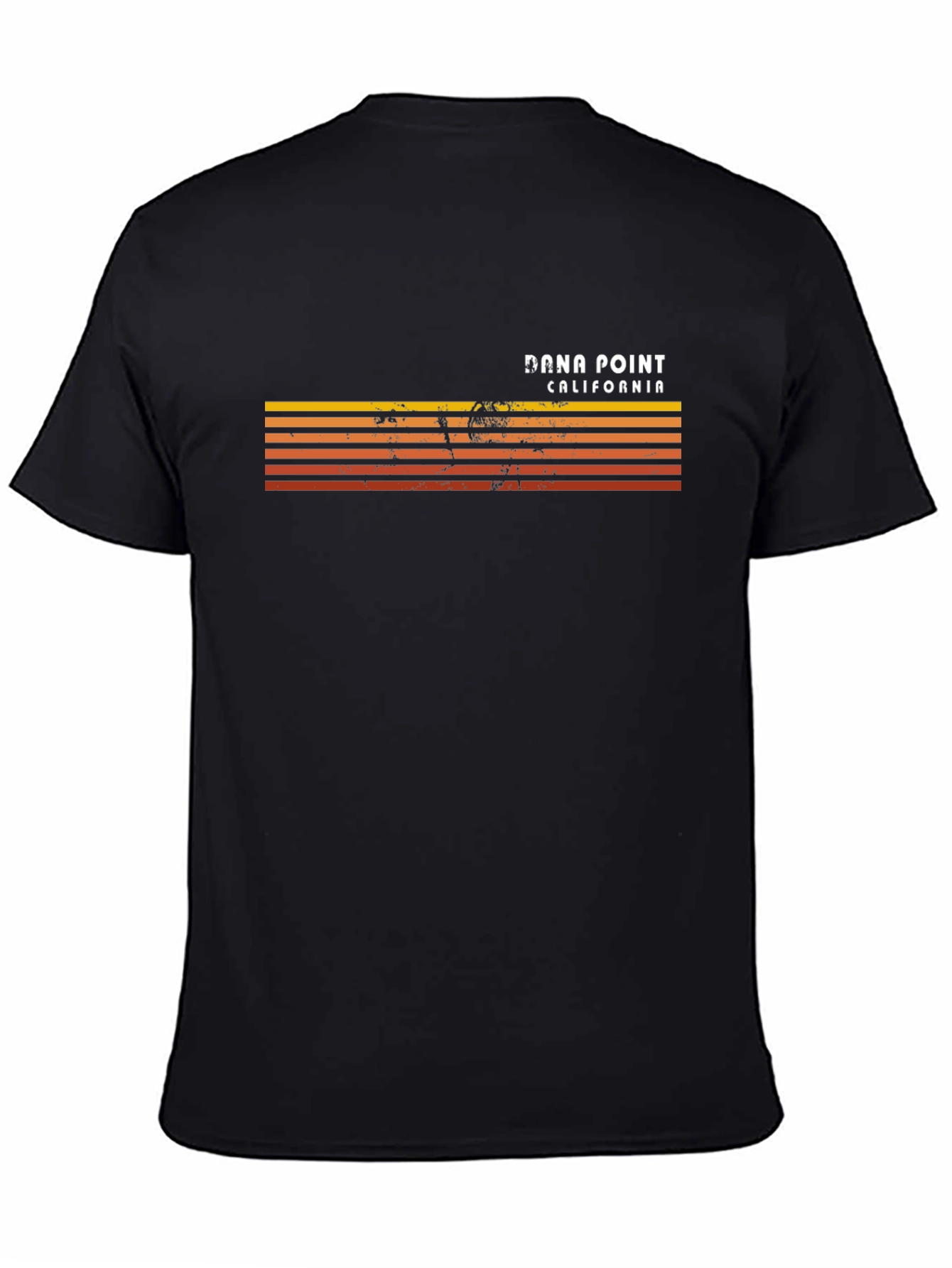 Dana Point California Retro Striped T-Shirt