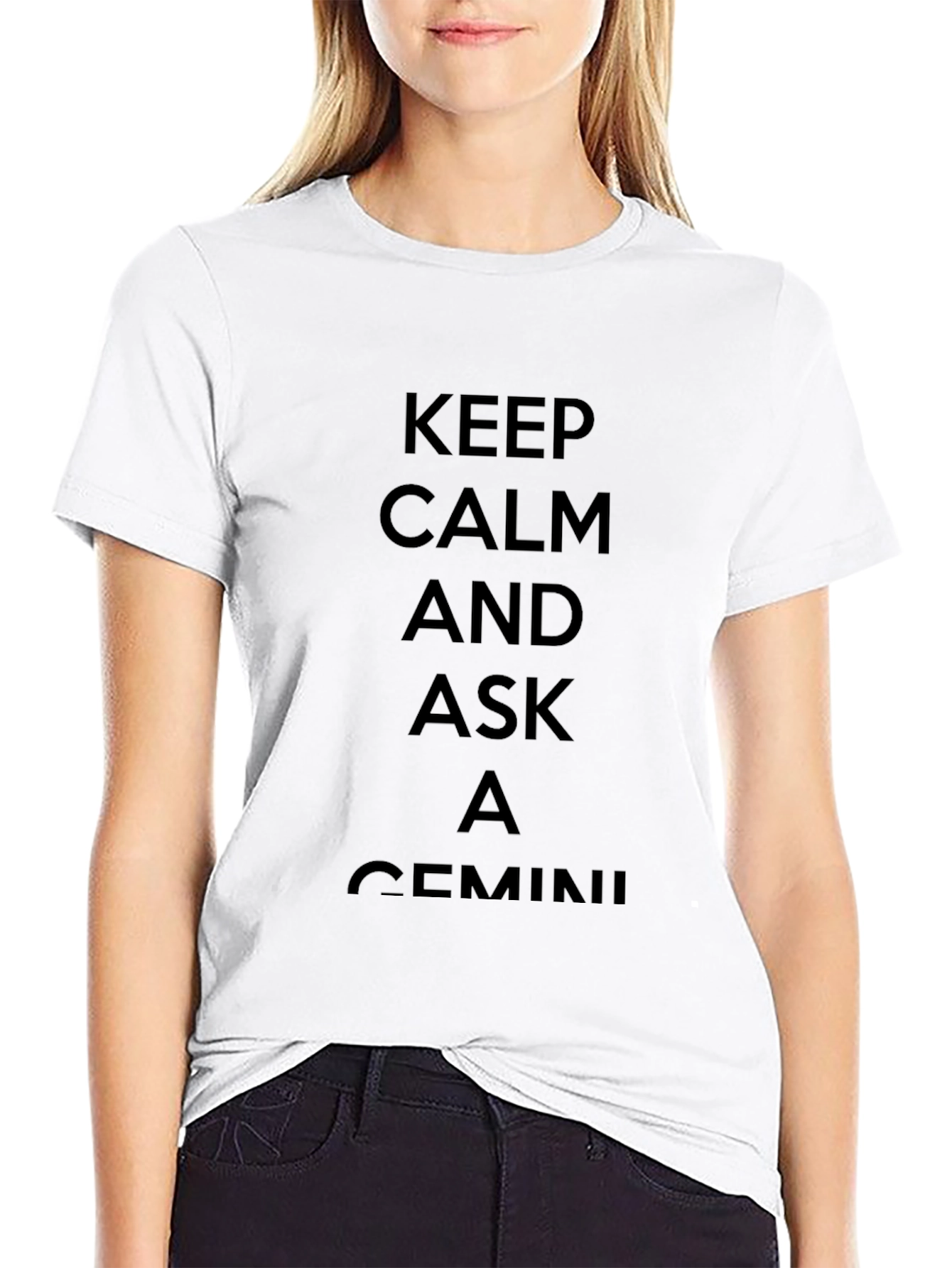 Keep Calm Gemini Black T-Shirt