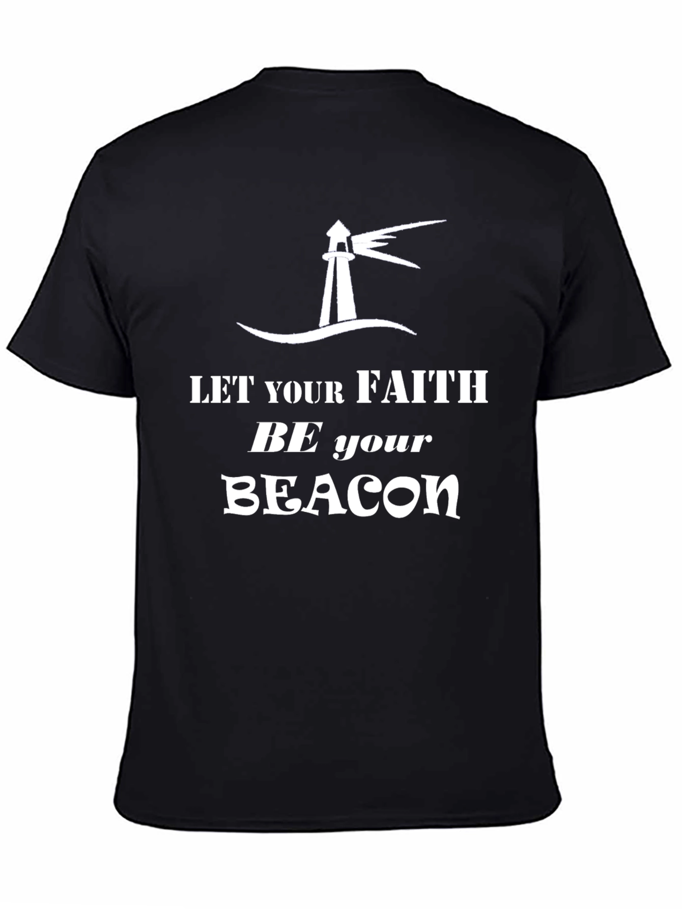Faith Beacon Black T-Shirt