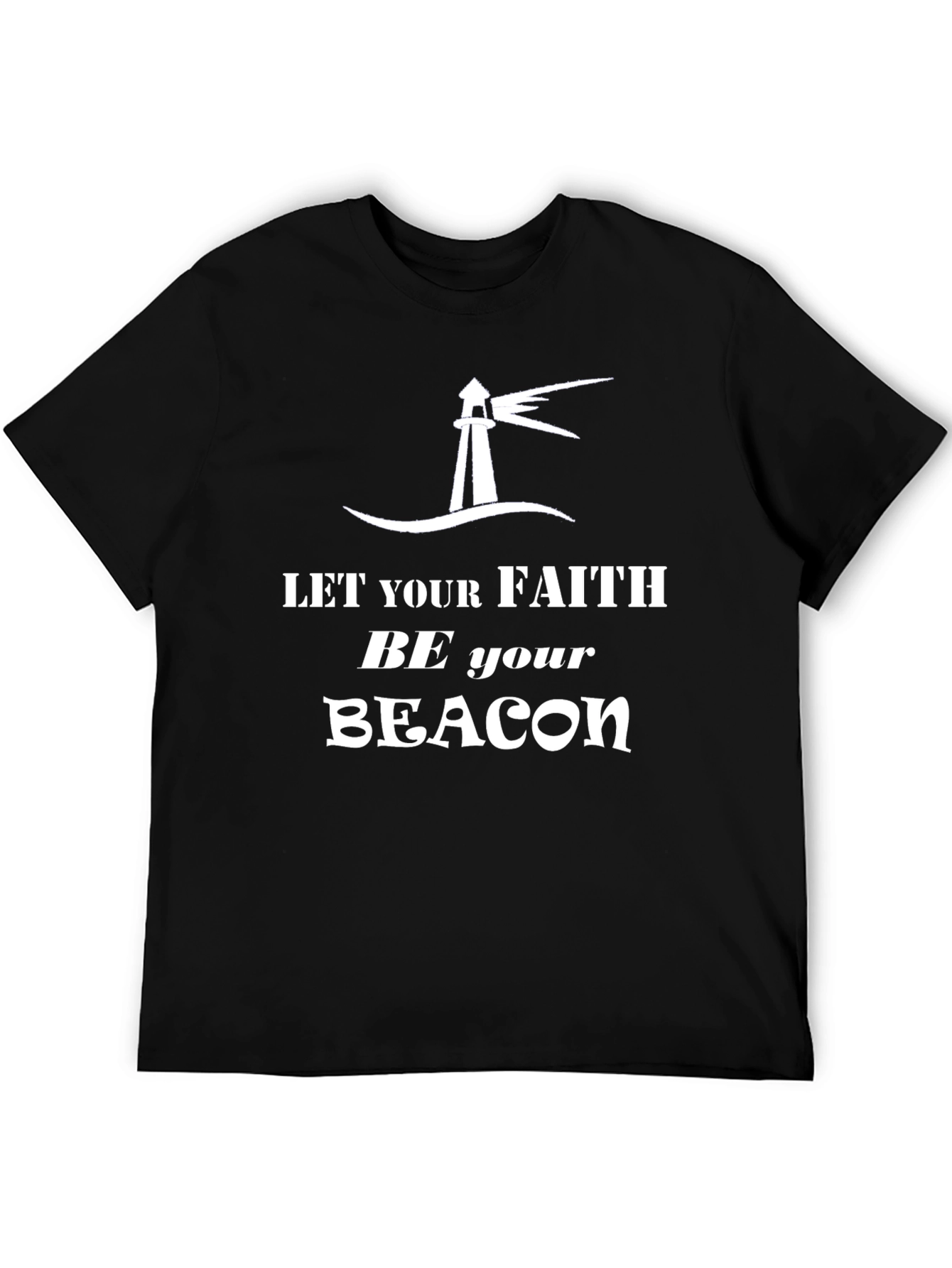 Faith Beacon Black T-Shirt