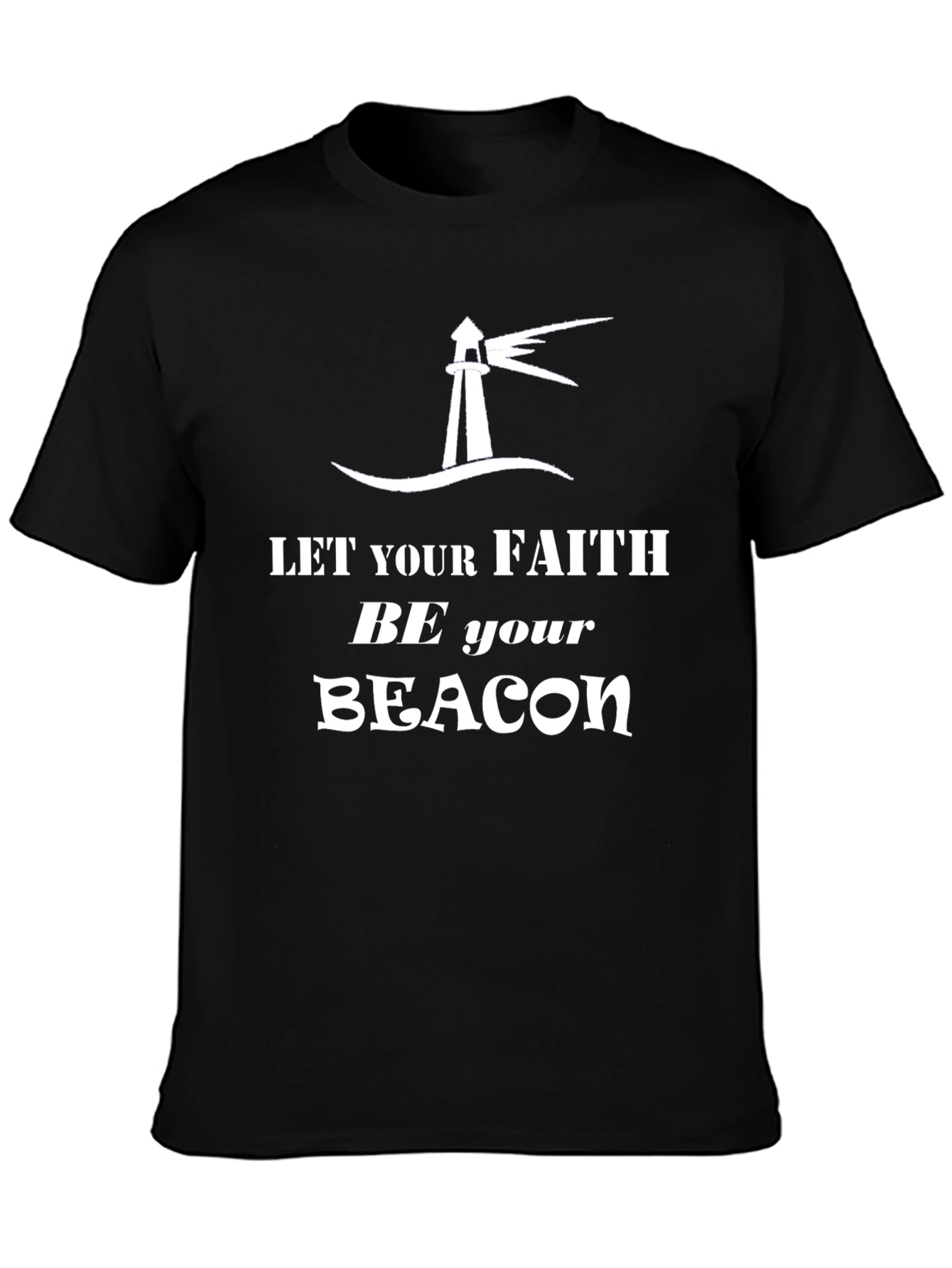Faith Beacon Black T-Shirt