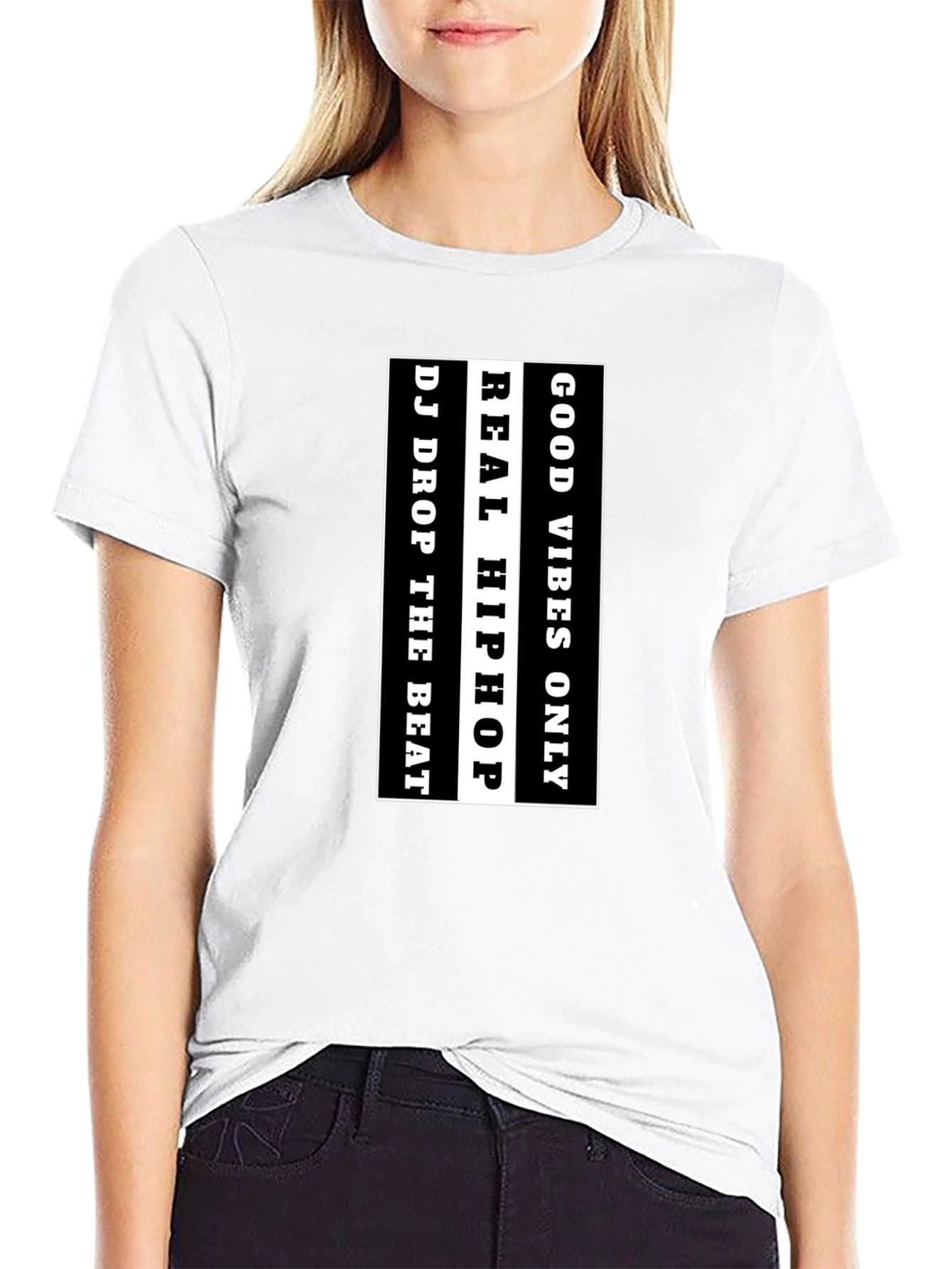 Good Vibes Only Hip Hop DJ T-Shirt