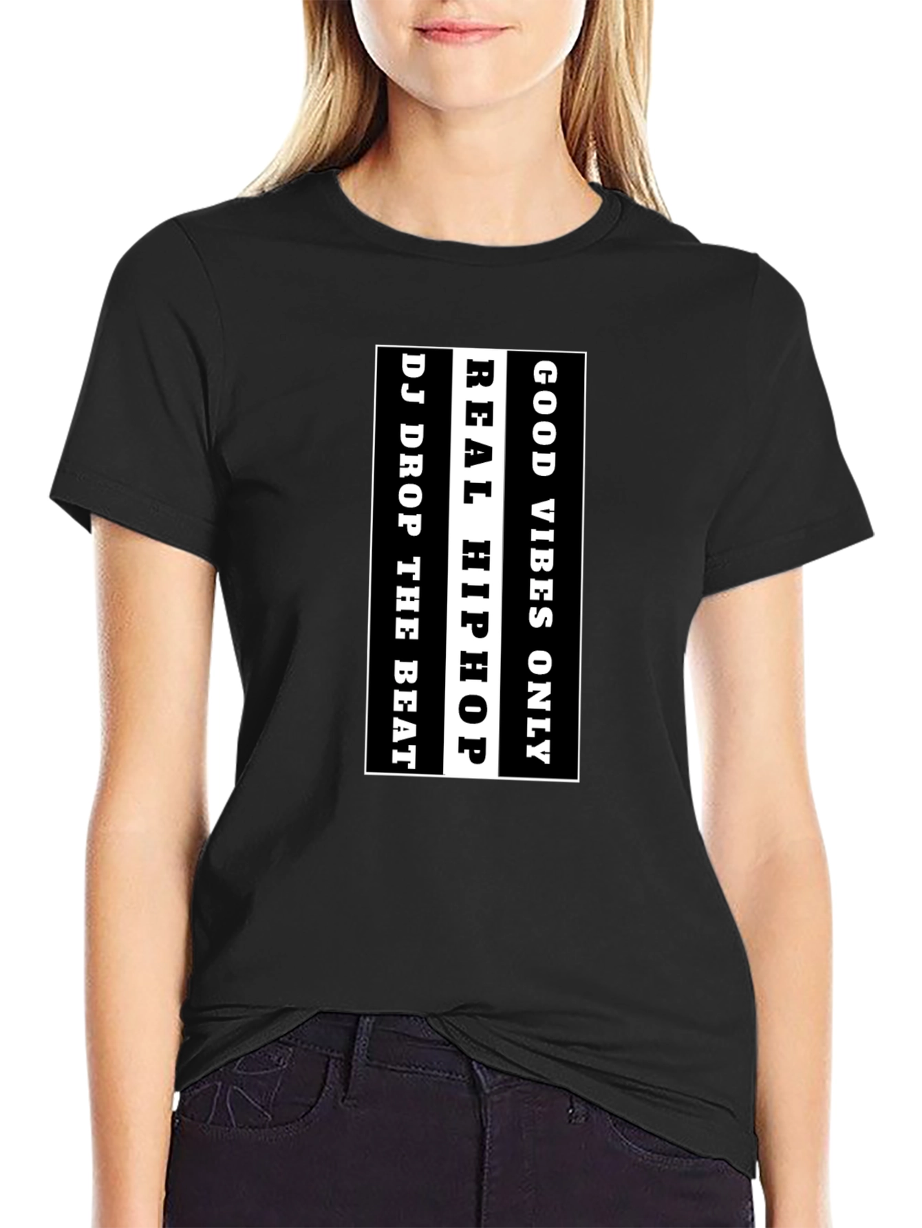 Good Vibes Only Hip Hop DJ T-Shirt