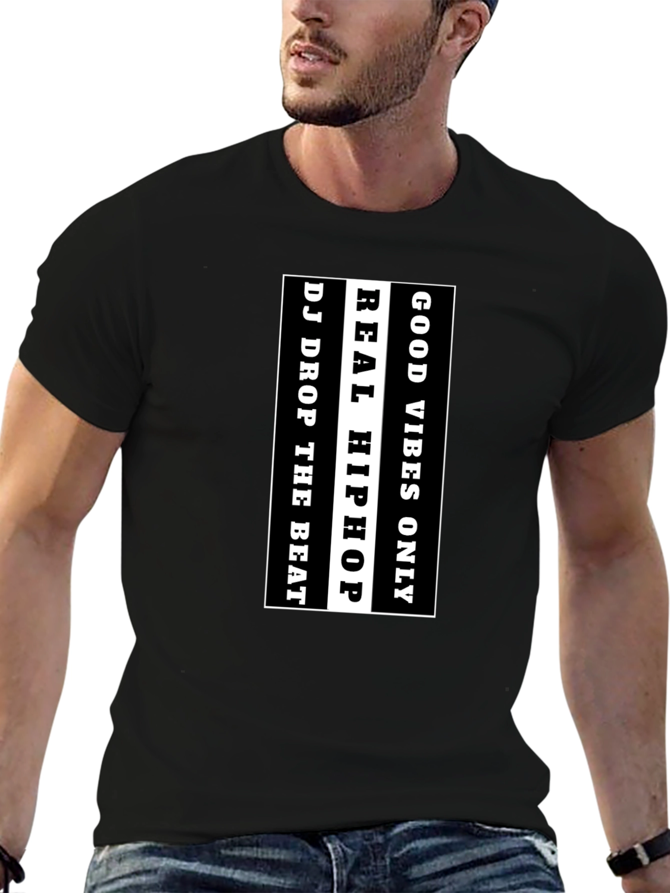 Good Vibes Only Hip Hop DJ T-Shirt