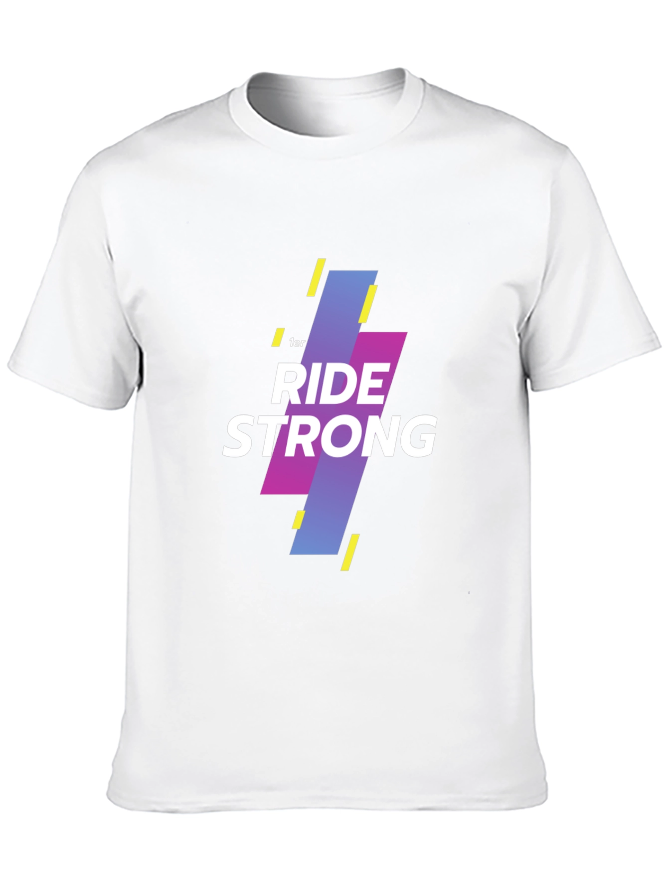 Ride Strong Graphic Tee - Black Cotton