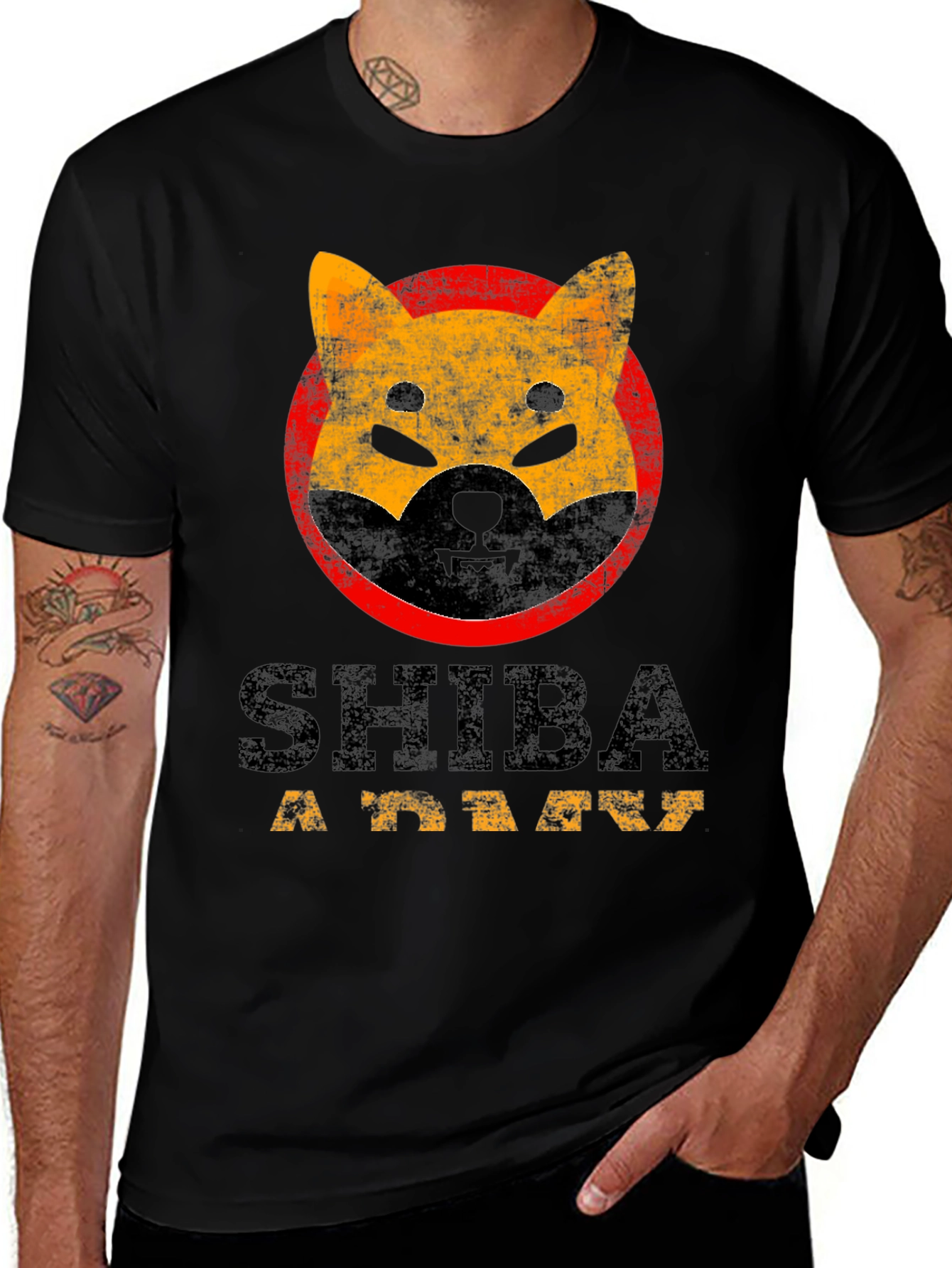 Shiba Army Graphic Tee - Crypto Doge Meme Shirt