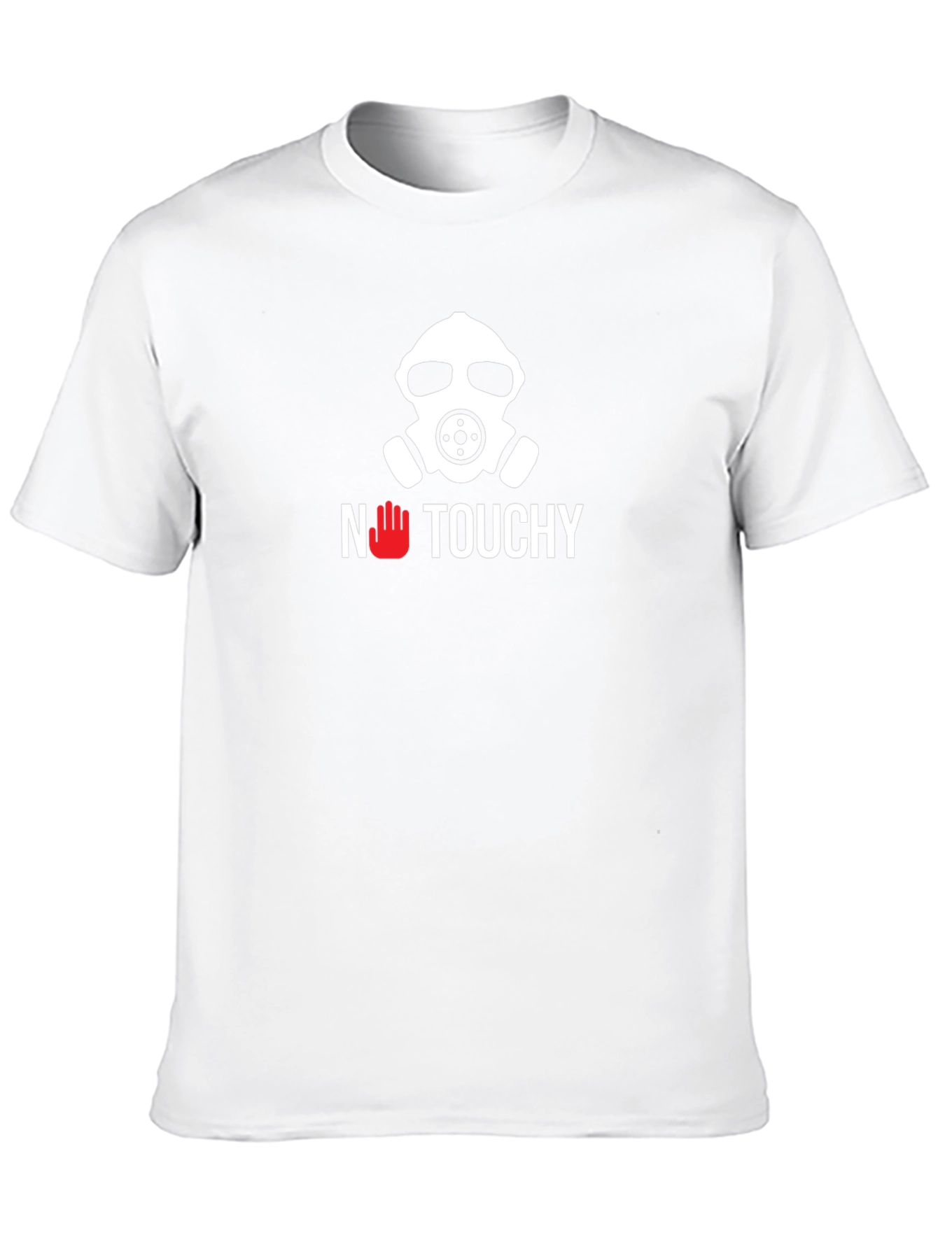 No Touchy T-Shirt - Gas Mask Graphic Tee