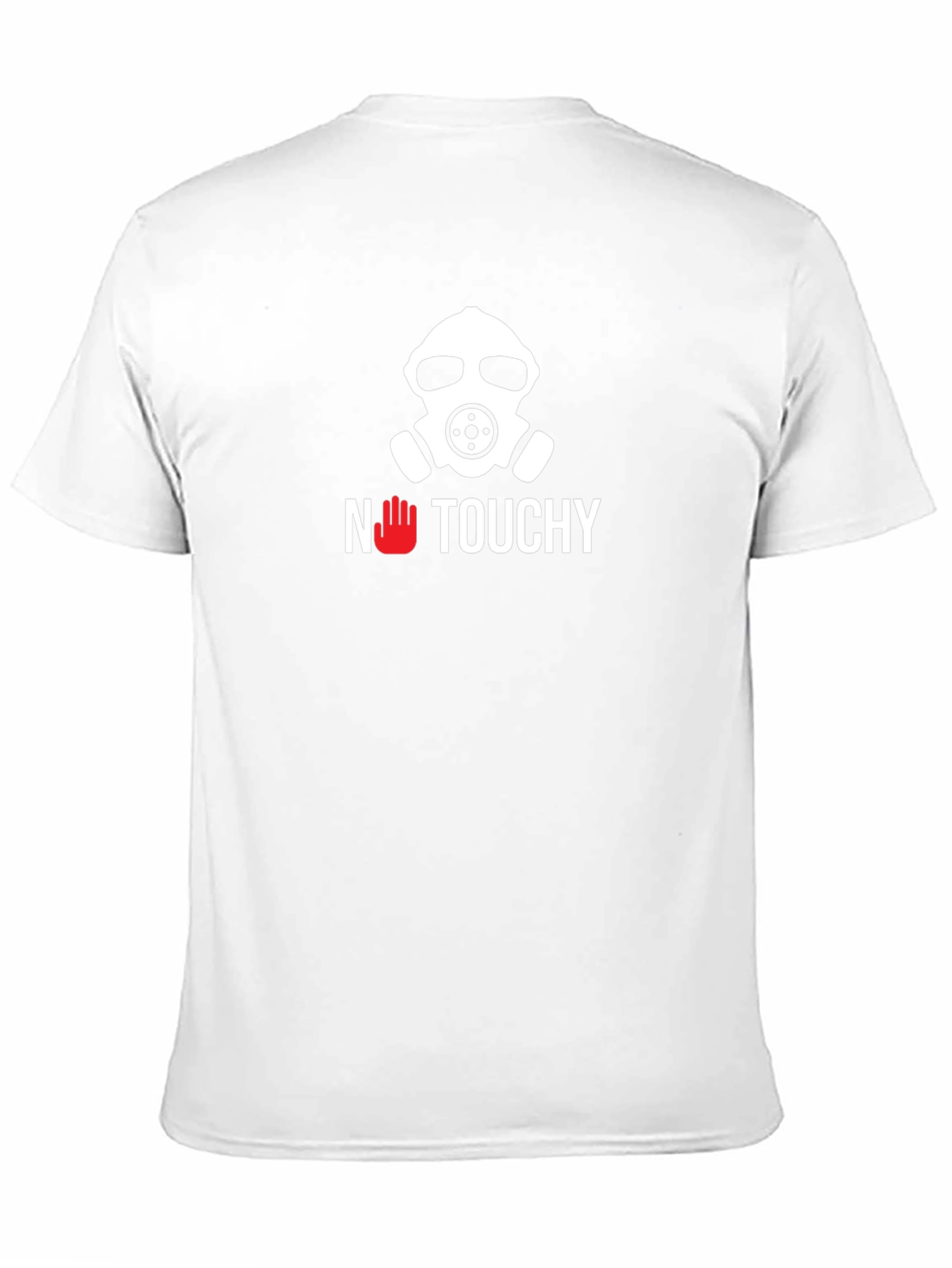 No Touchy T-Shirt - Gas Mask Graphic Tee