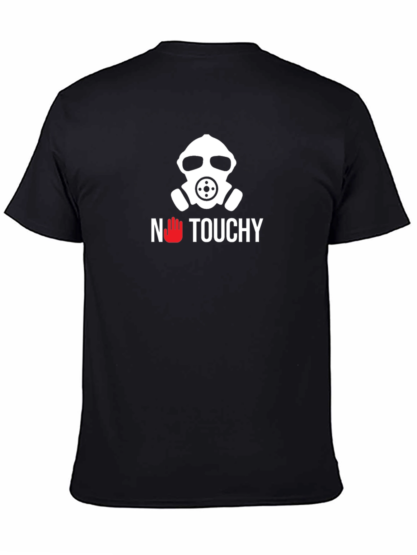No Touchy T-Shirt - Gas Mask Graphic Tee