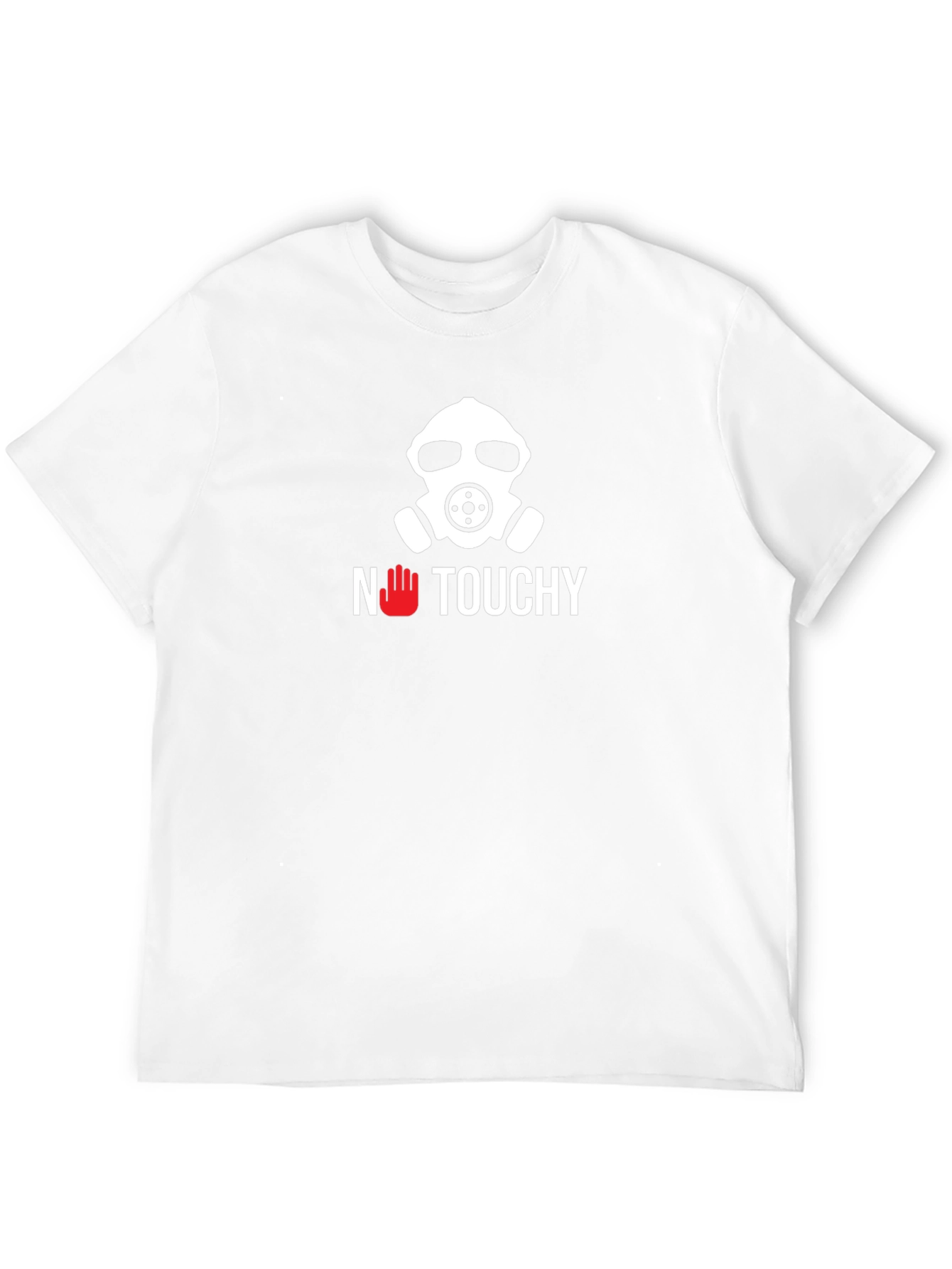 No Touchy T-Shirt - Gas Mask Graphic Tee