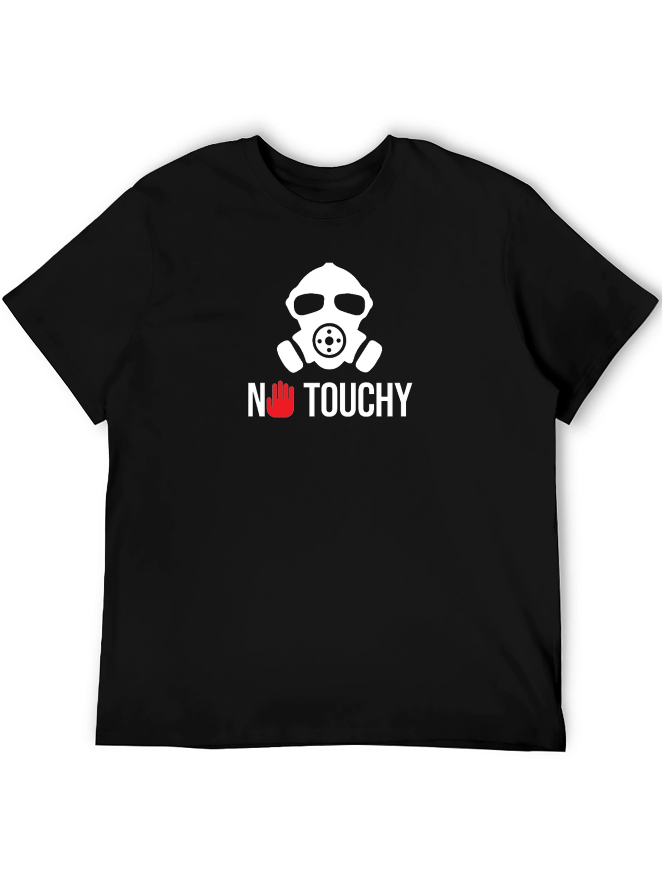 No Touchy T-Shirt - Gas Mask Graphic Tee