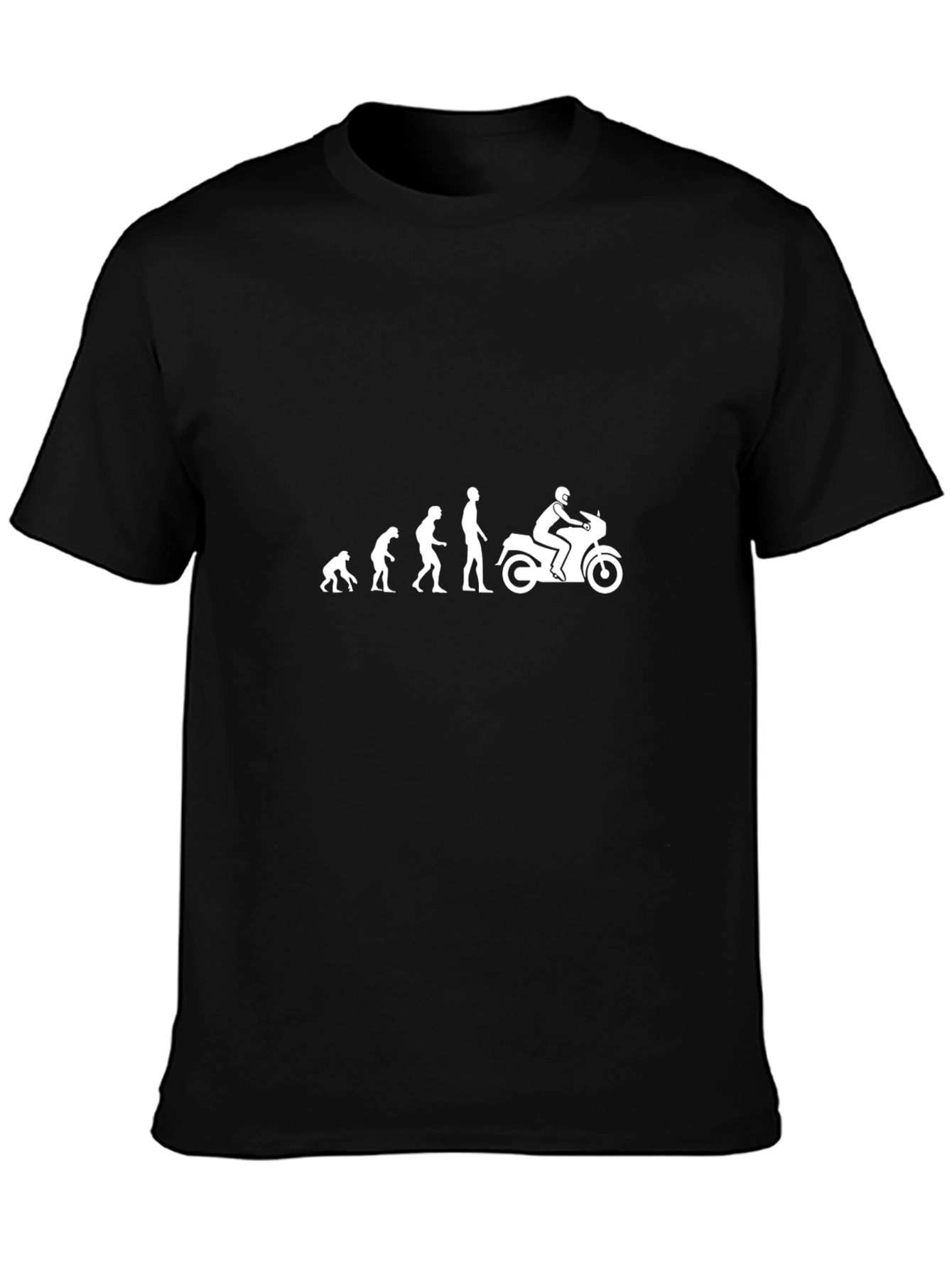 Evolution of Man Motorcycle Graphic Tee
