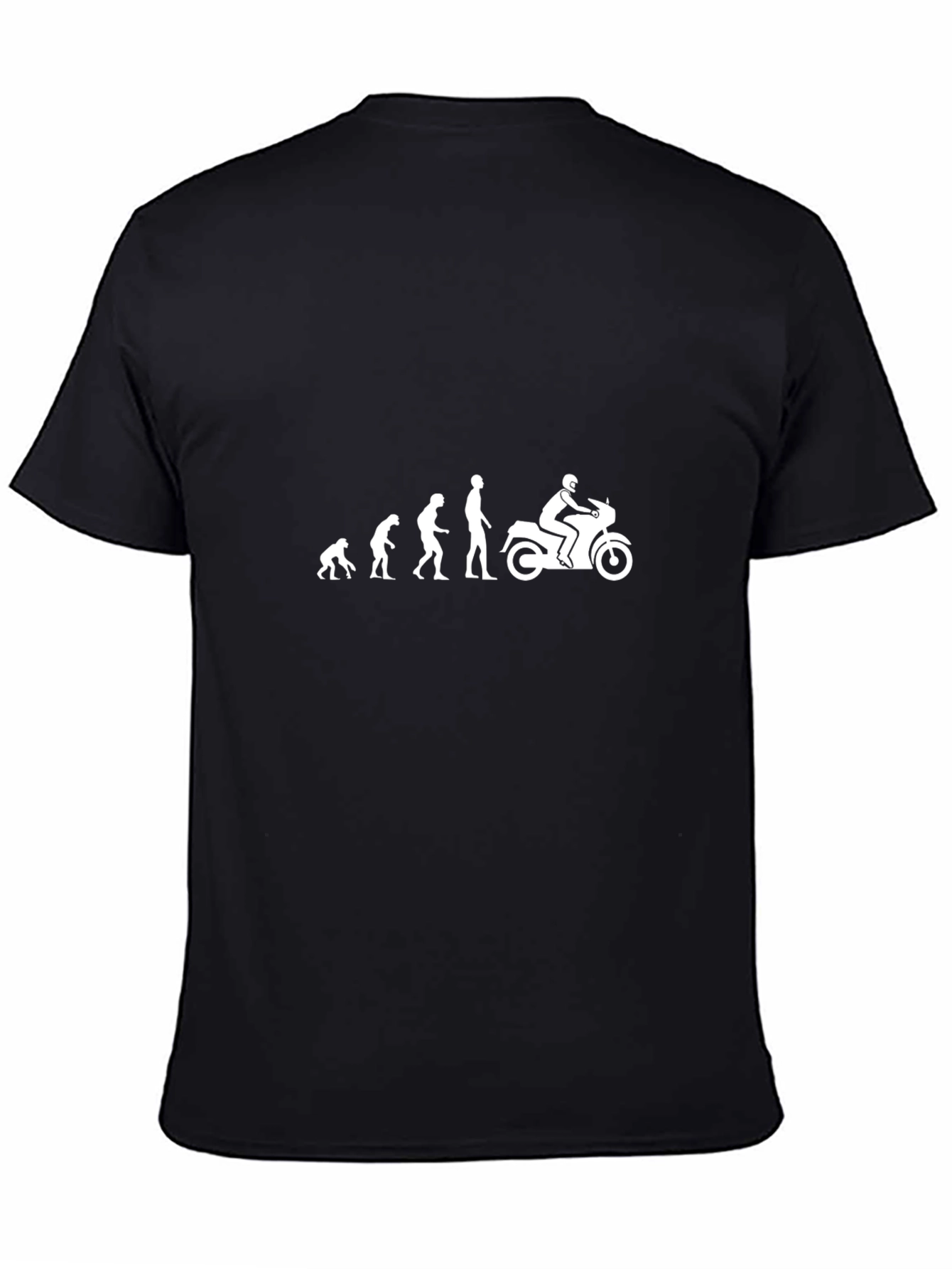 Evolution of Man Motorcycle Graphic Tee