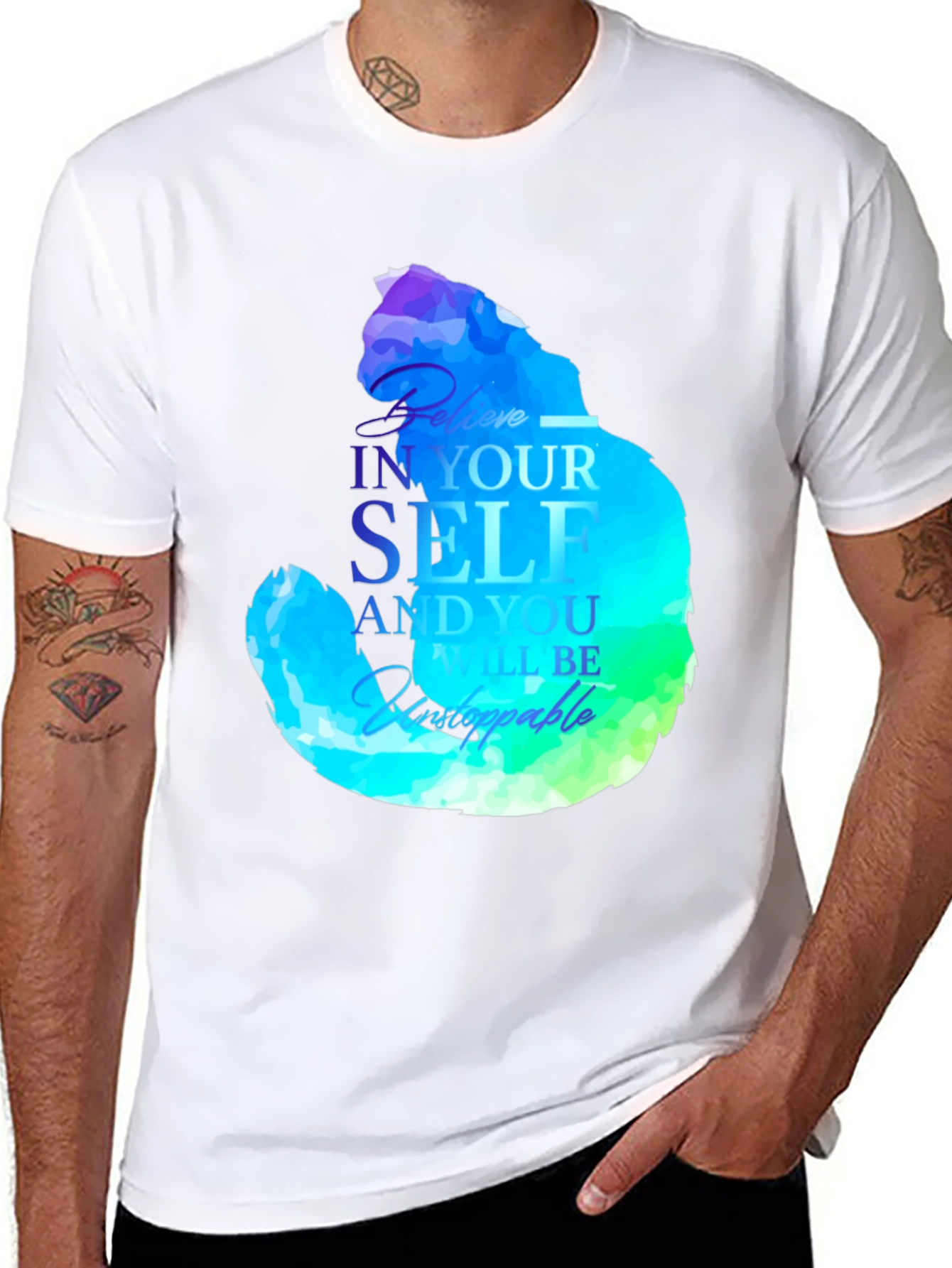 Believe in Yourself Cat T-Shirt