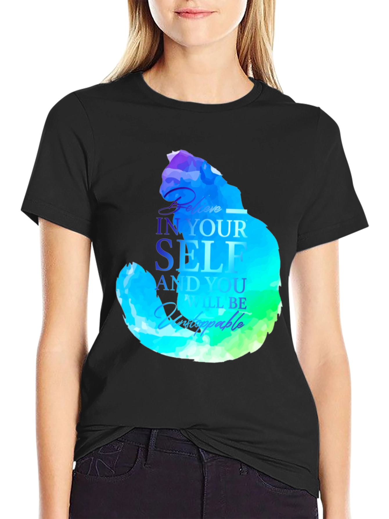 Believe in Yourself Cat T-Shirt