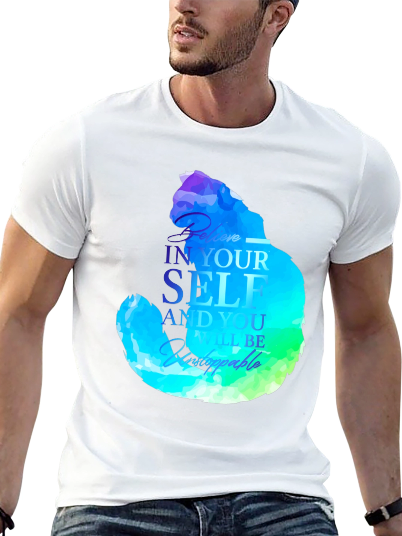 Believe in Yourself Cat T-Shirt