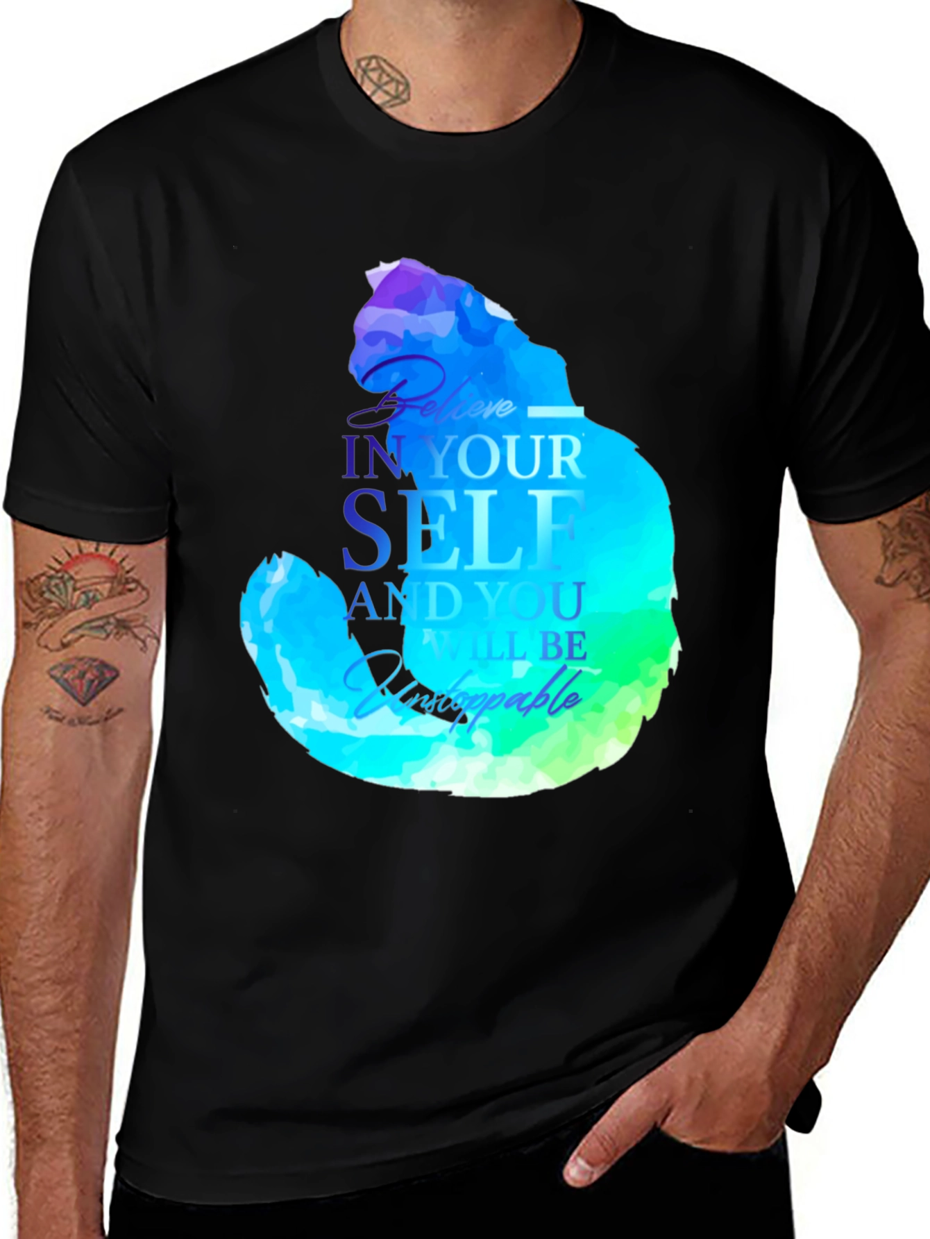 Believe in Yourself Cat T-Shirt