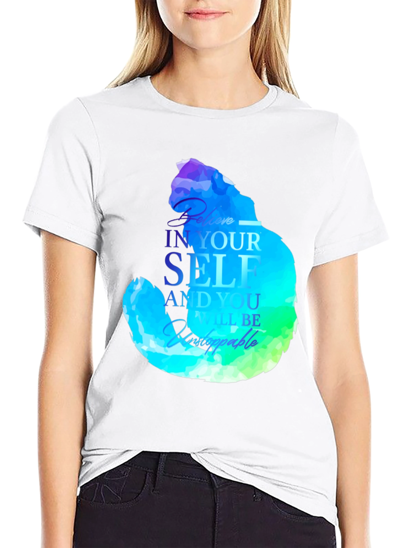 Believe in Yourself Cat T-Shirt