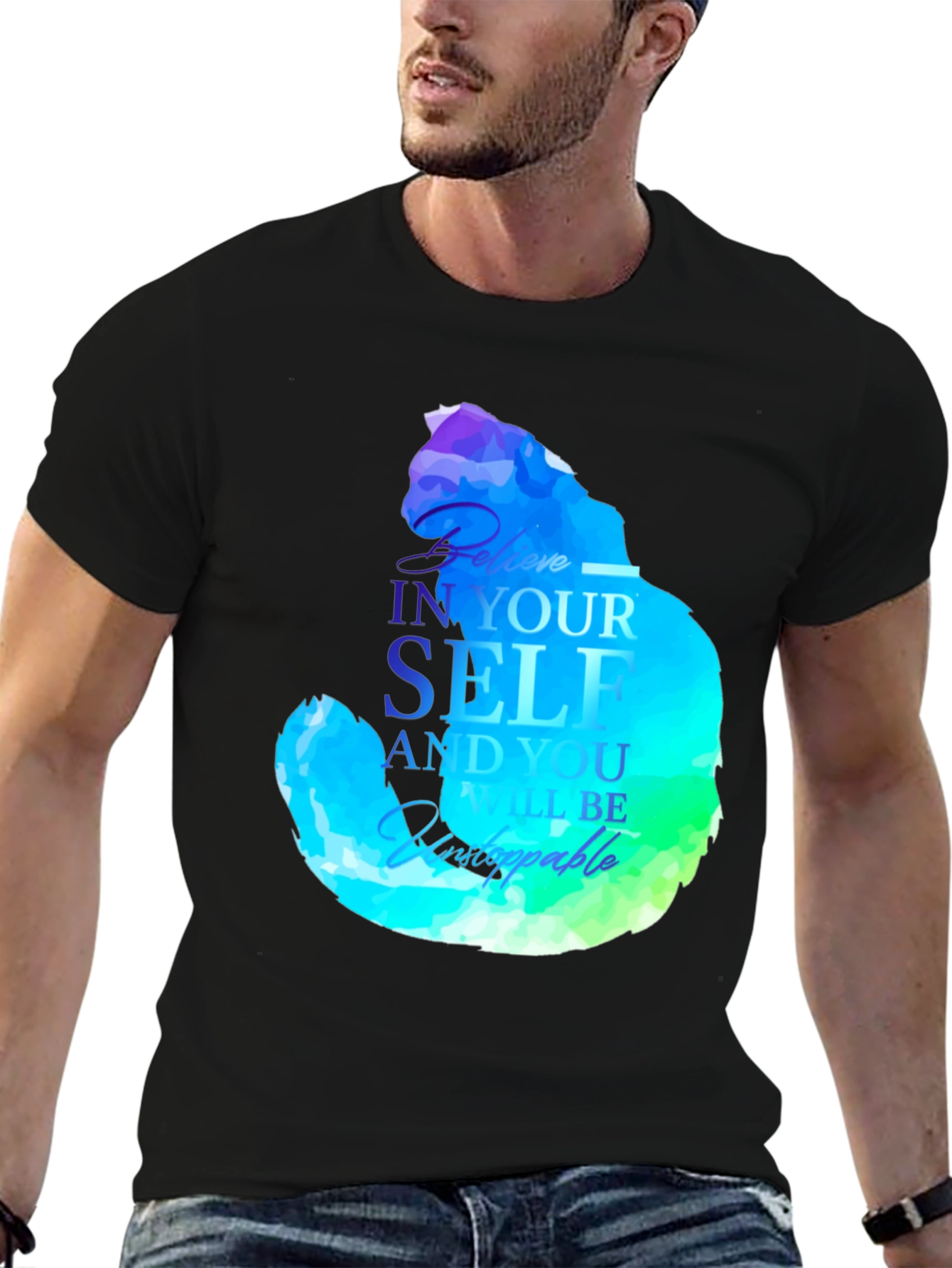 Believe in Yourself Cat T-Shirt