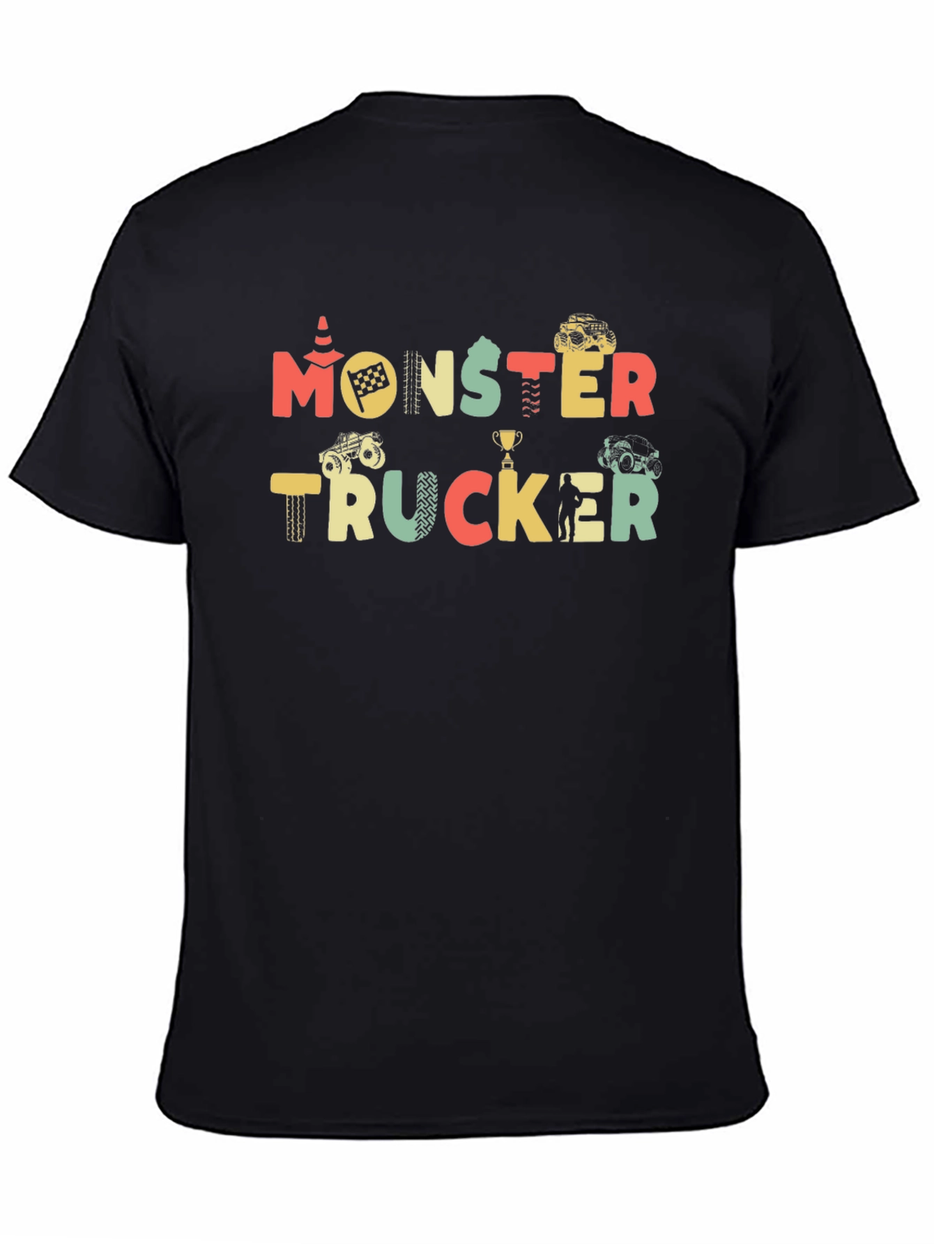 Monster Trucker Graphic T-Shirt