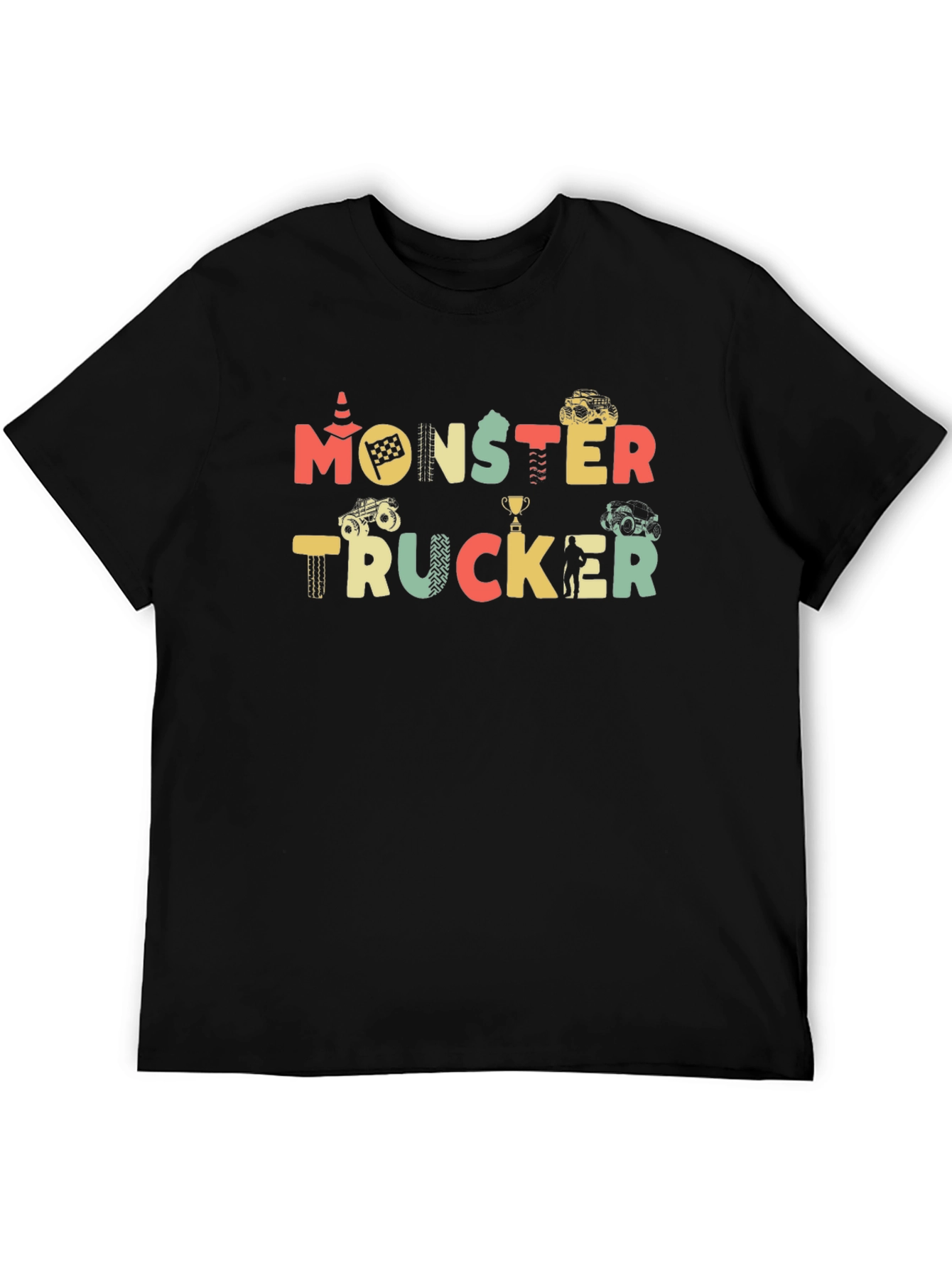 Monster Trucker Graphic T-Shirt