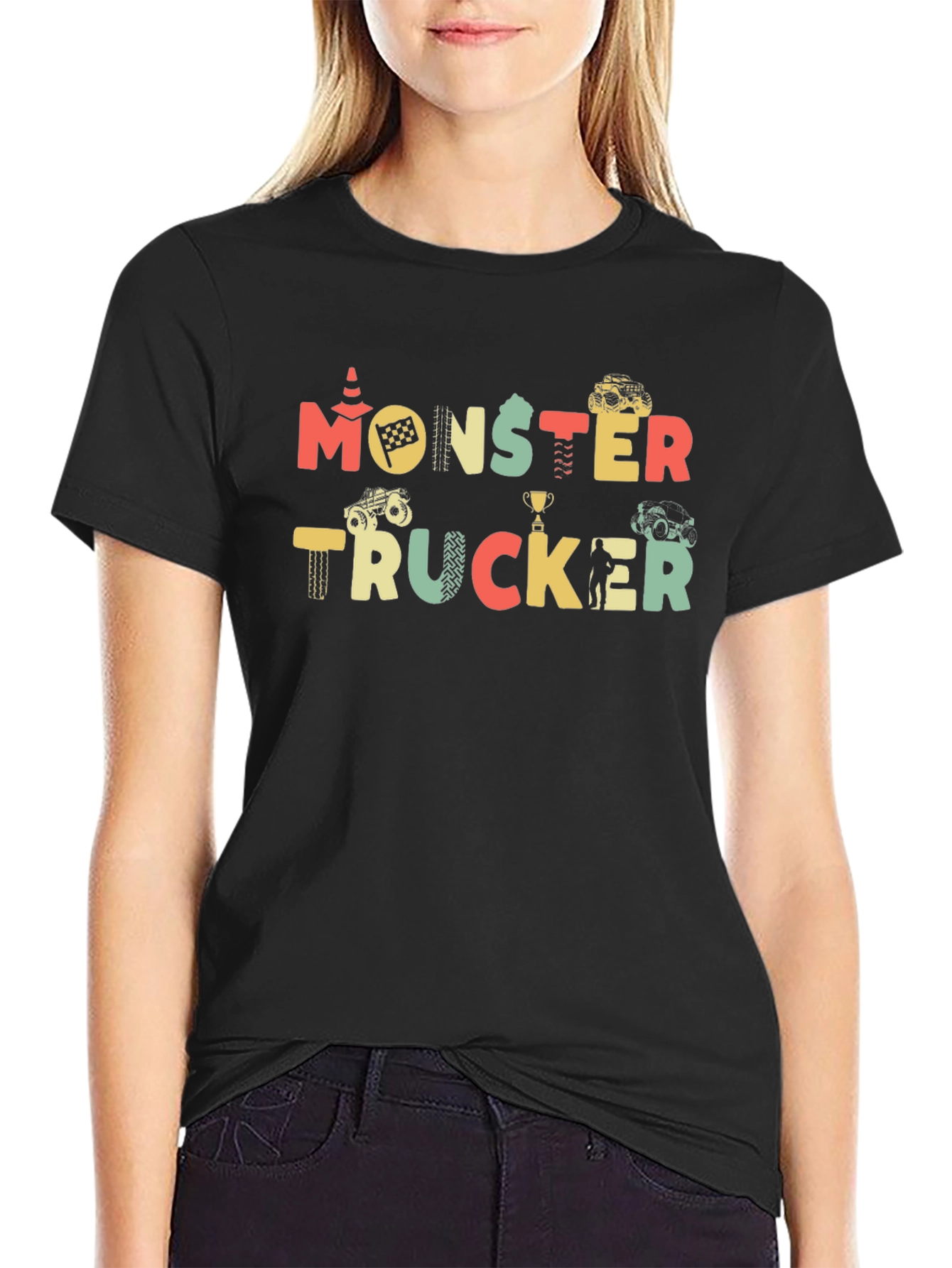 Monster Trucker Graphic T-Shirt