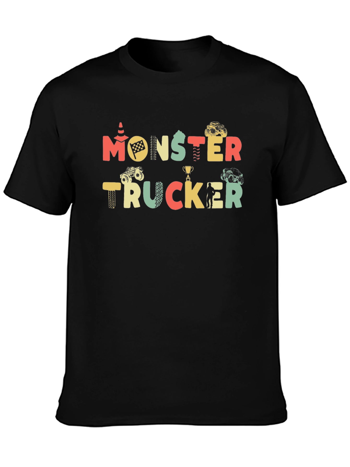 Monster Trucker Graphic T-Shirt