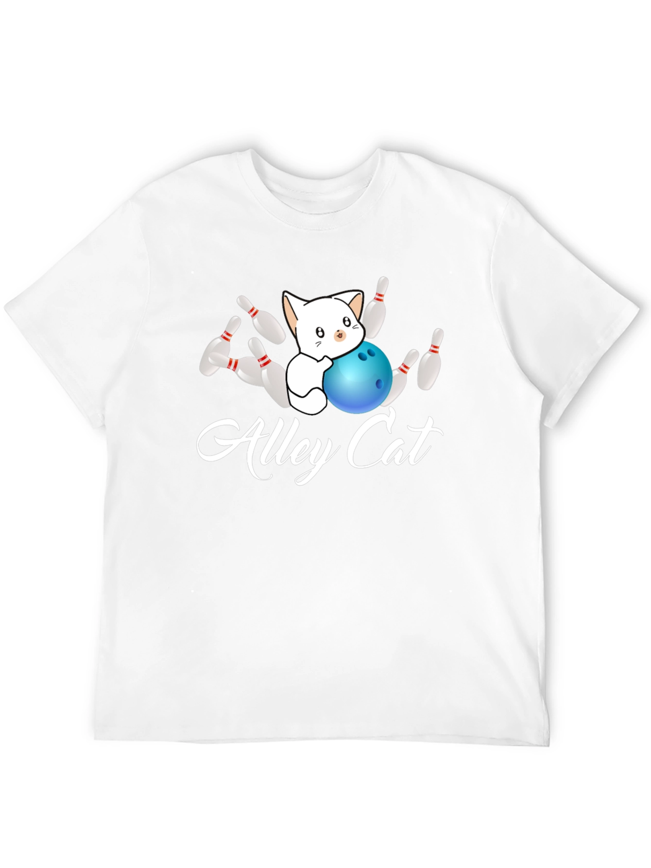 Alley Cat Bowling T-Shirt - Strike!