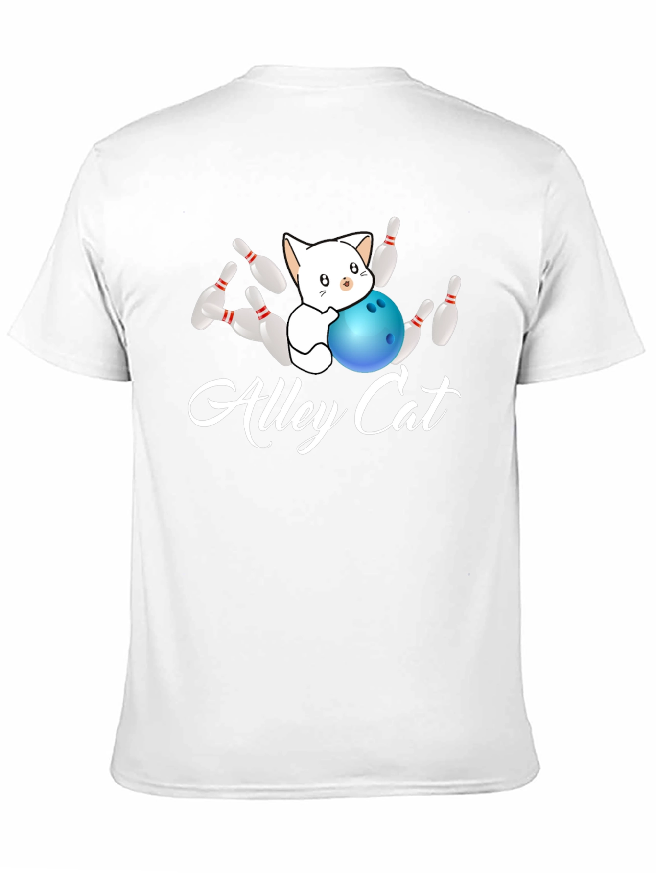 Alley Cat Bowling T-Shirt - Strike!