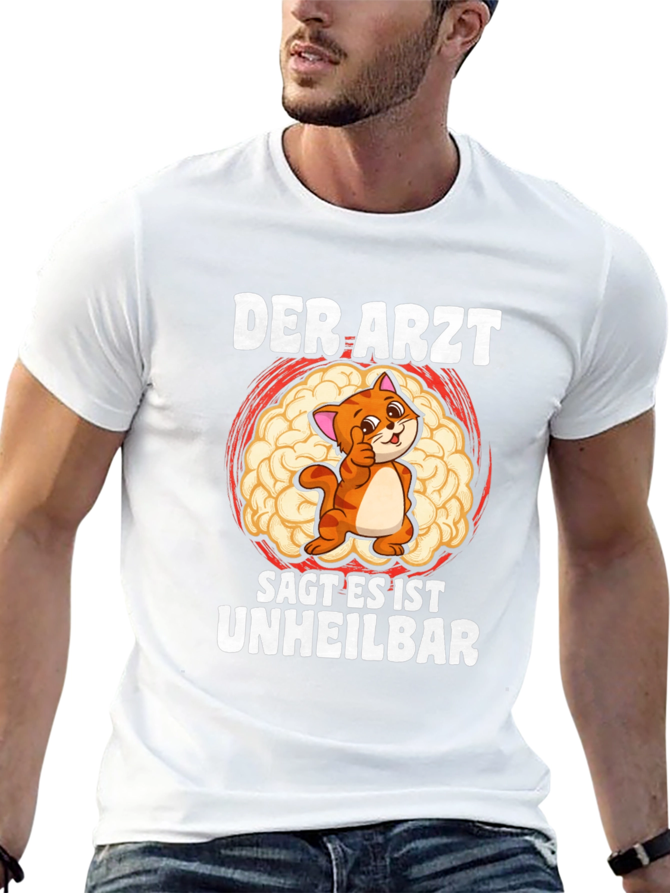 Der Arzt Sag T-Shirt - Cat Brain