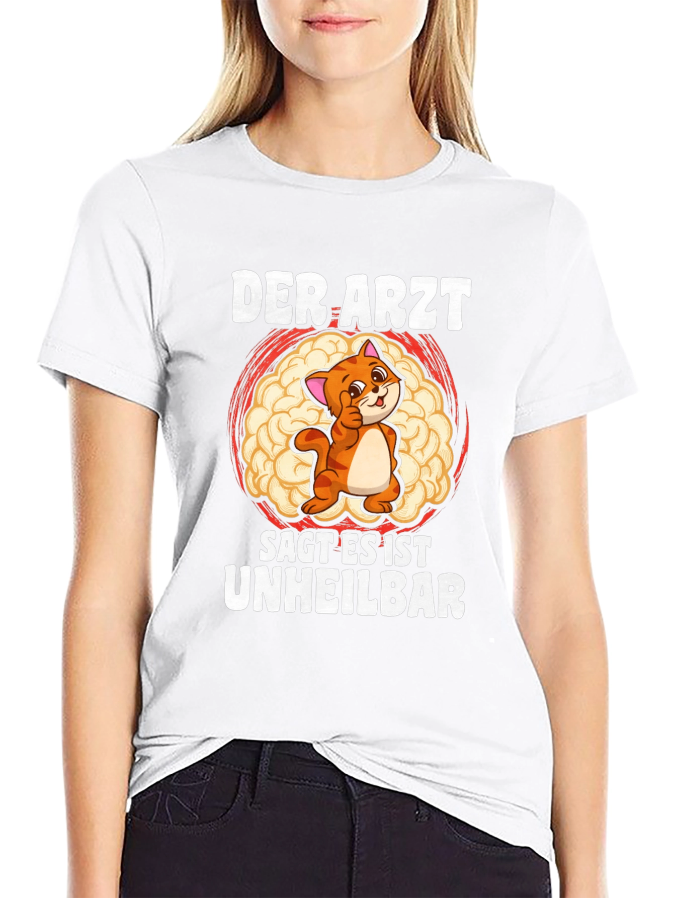 Der Arzt Sag T-Shirt - Cat Brain