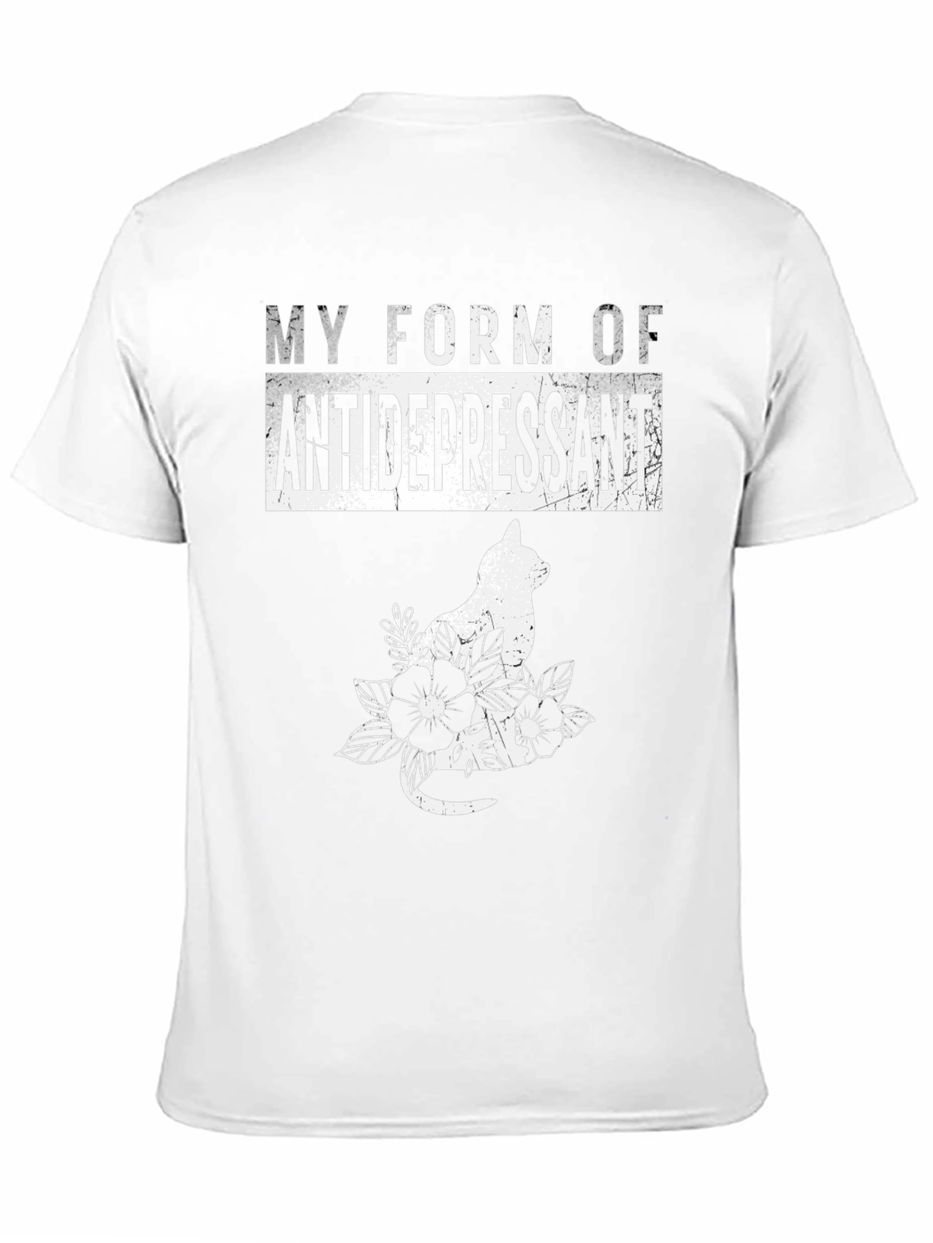 My Form of Antidepressant Cat Graphic Tee