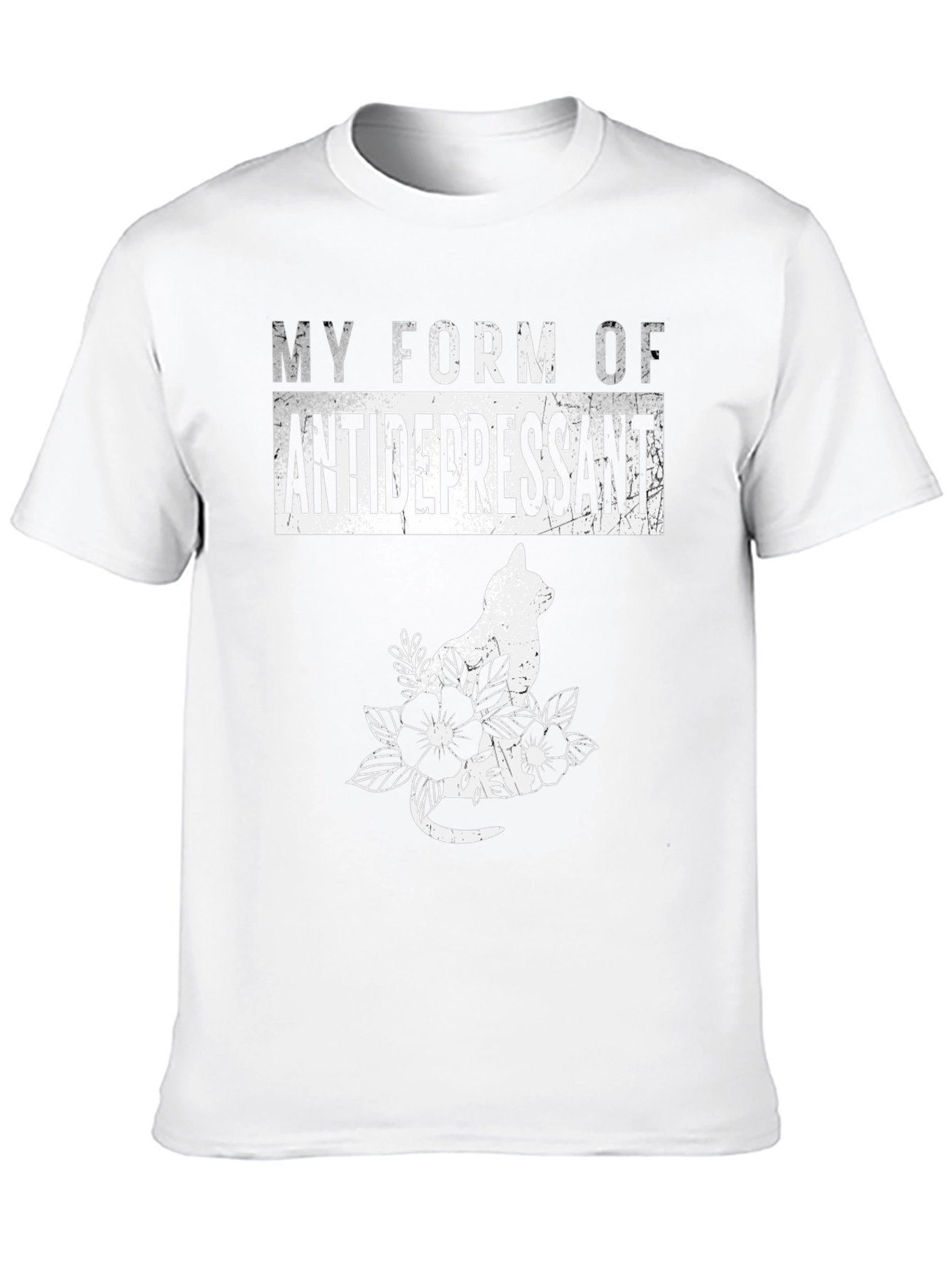 My Form of Antidepressant Cat Graphic Tee