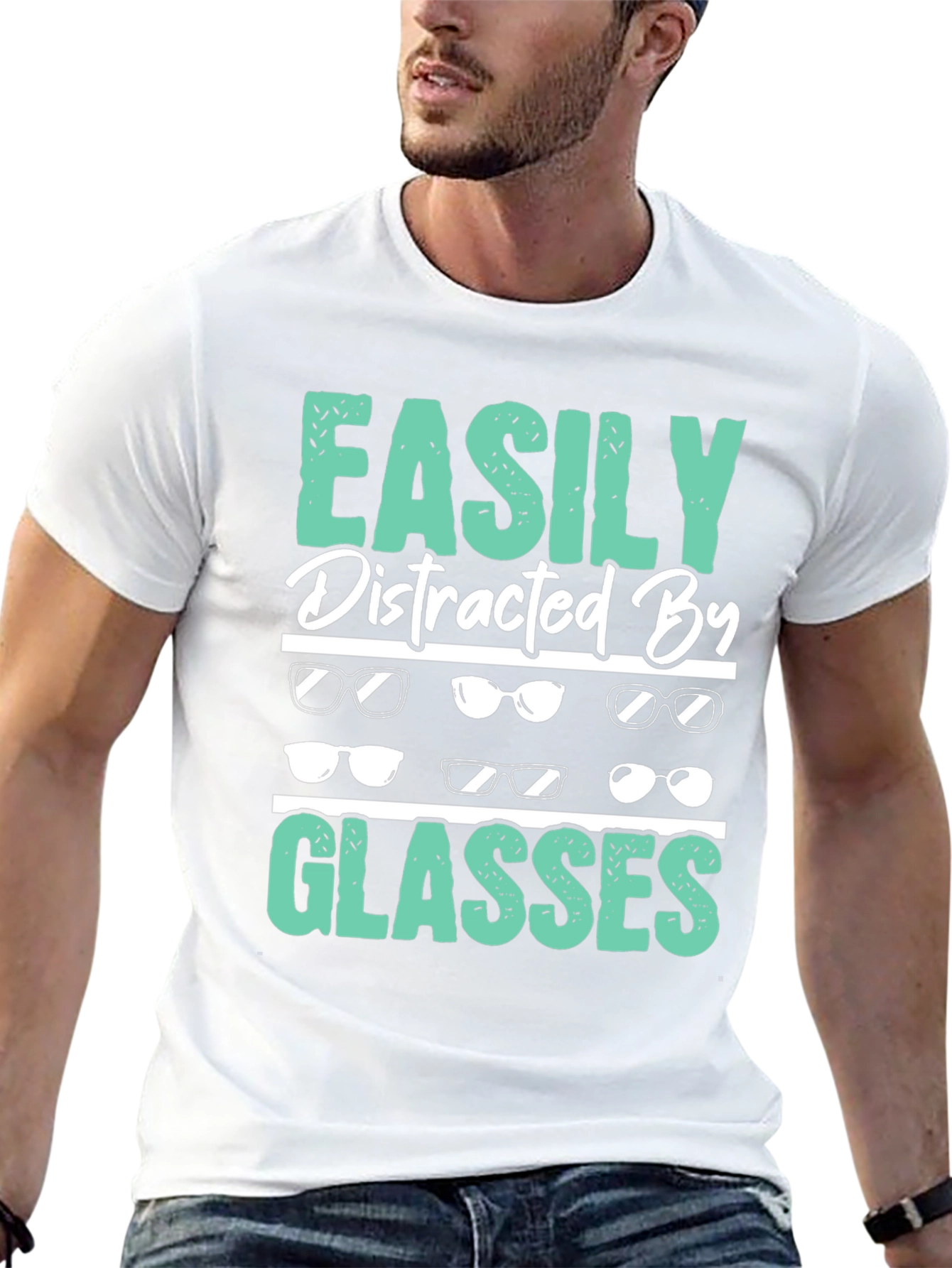 Easily Distracted By Glasses T-Shirt
