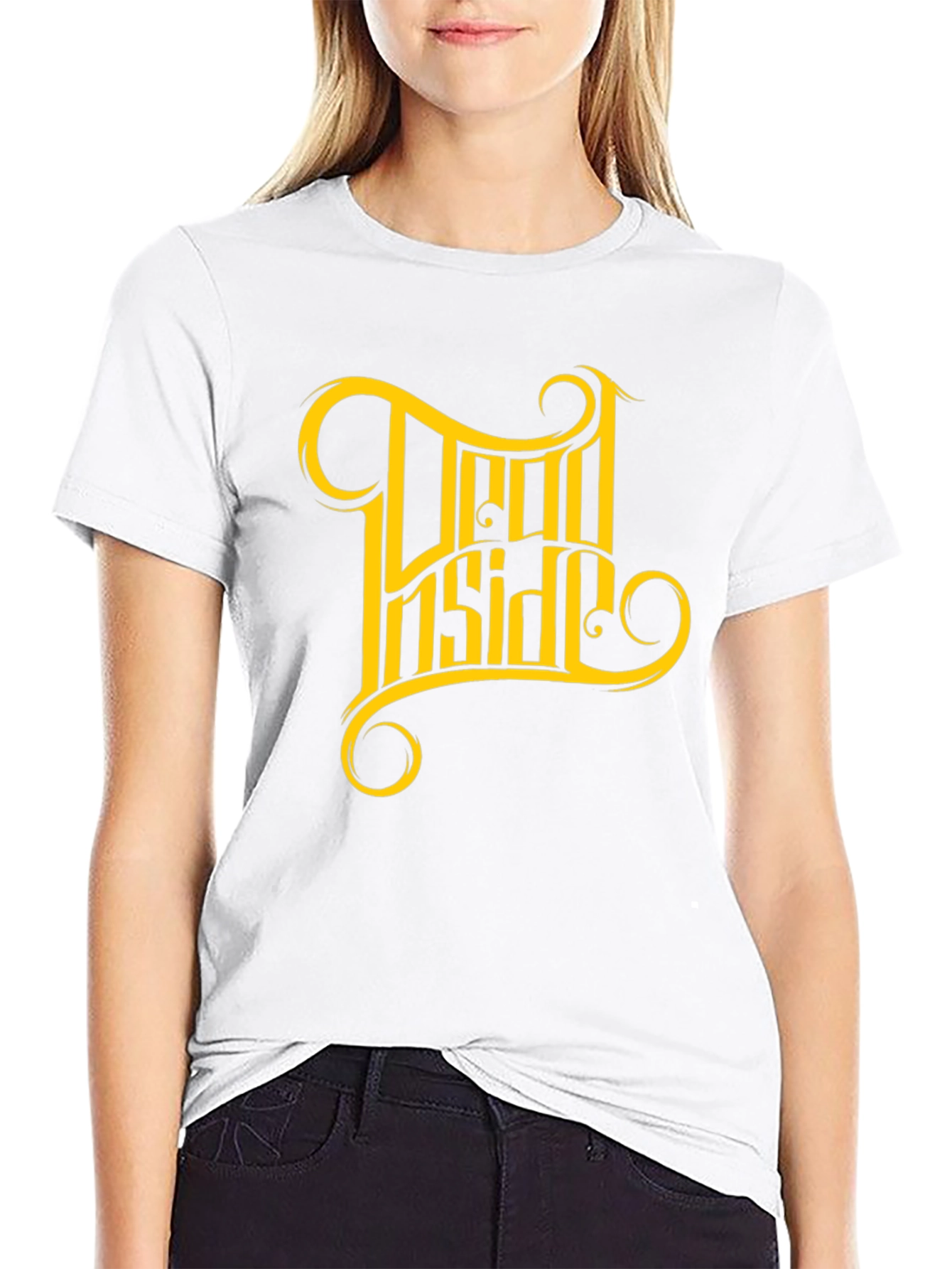 Dead Inside Graphic Tee - Mens Black T-Shirt