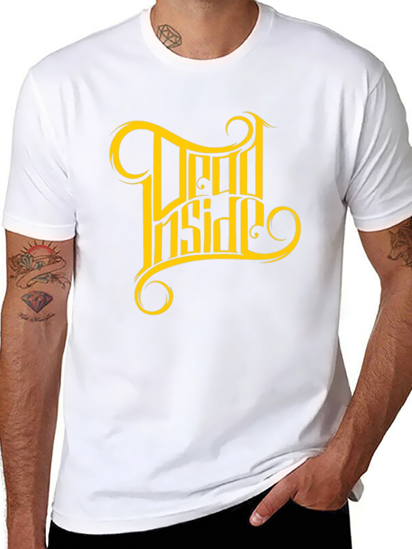 Dead Inside Graphic Tee - Mens Black T-Shirt