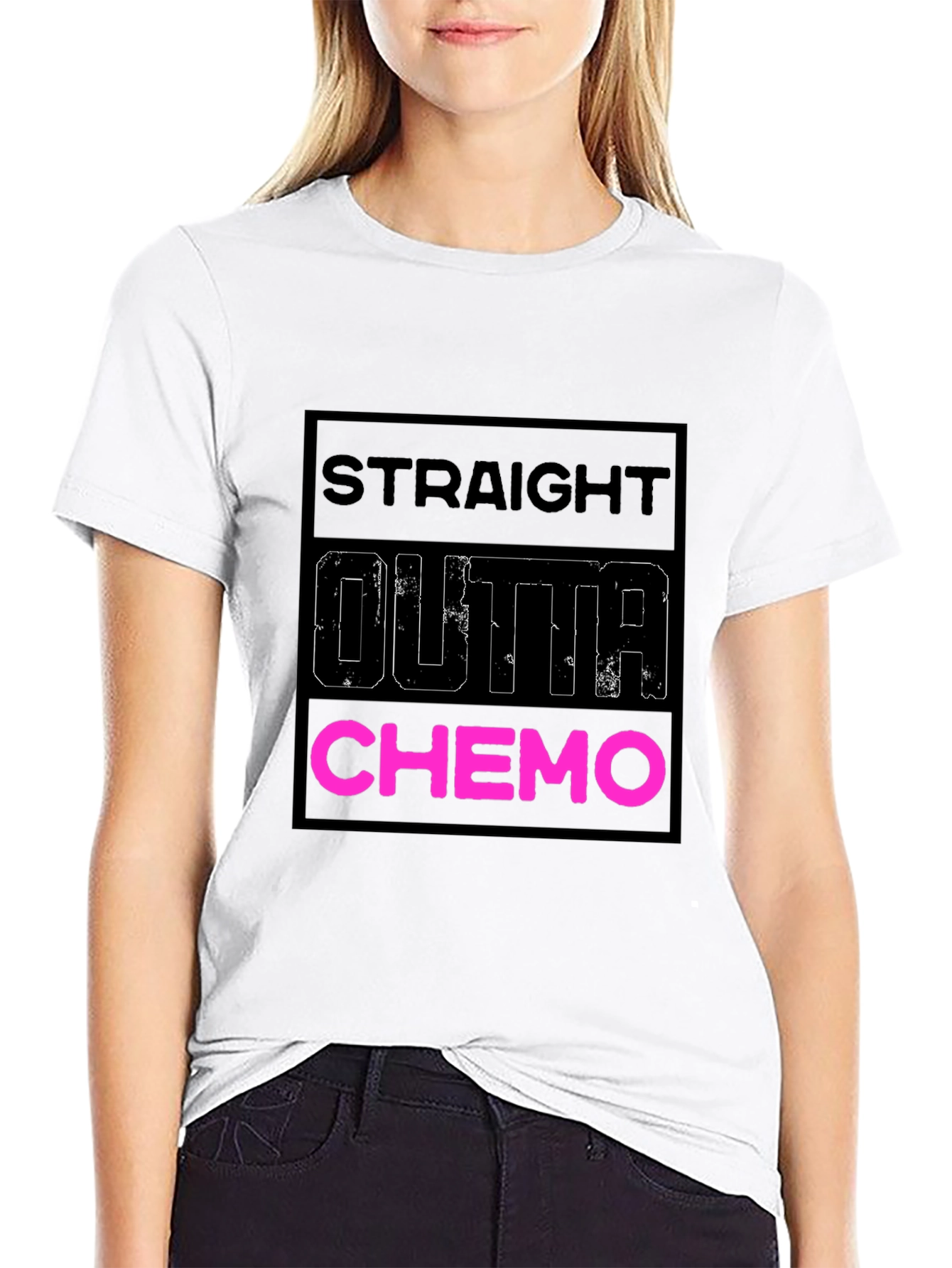Straight Outta Chemo T-Shirt - Bold & Funny Tee